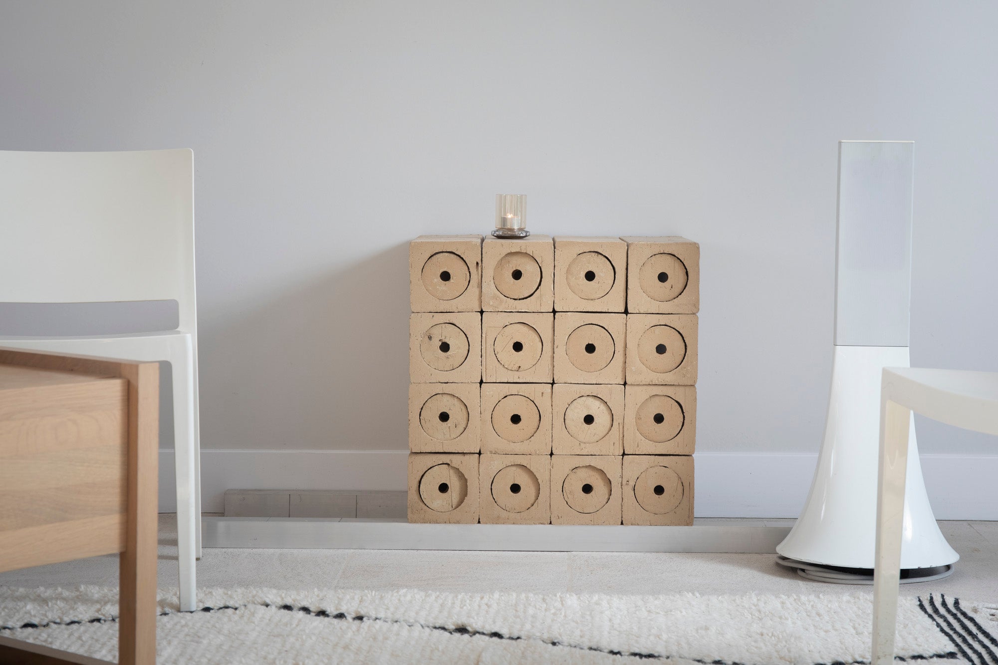 Argicru, Cave à vin en argile séchée - 16 casiers