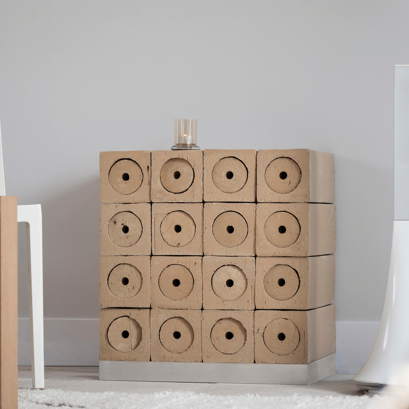 Argicru, Cave à vin en argile séchée - 16 casiers