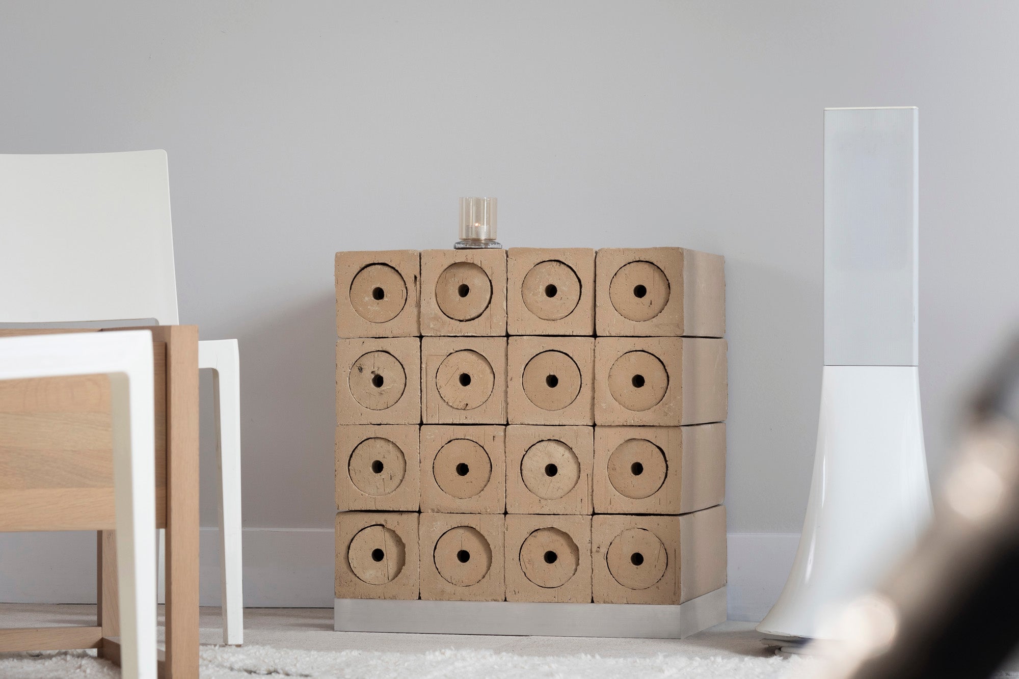 Argicru, Cave à vin en argile séchée - 16 casiers