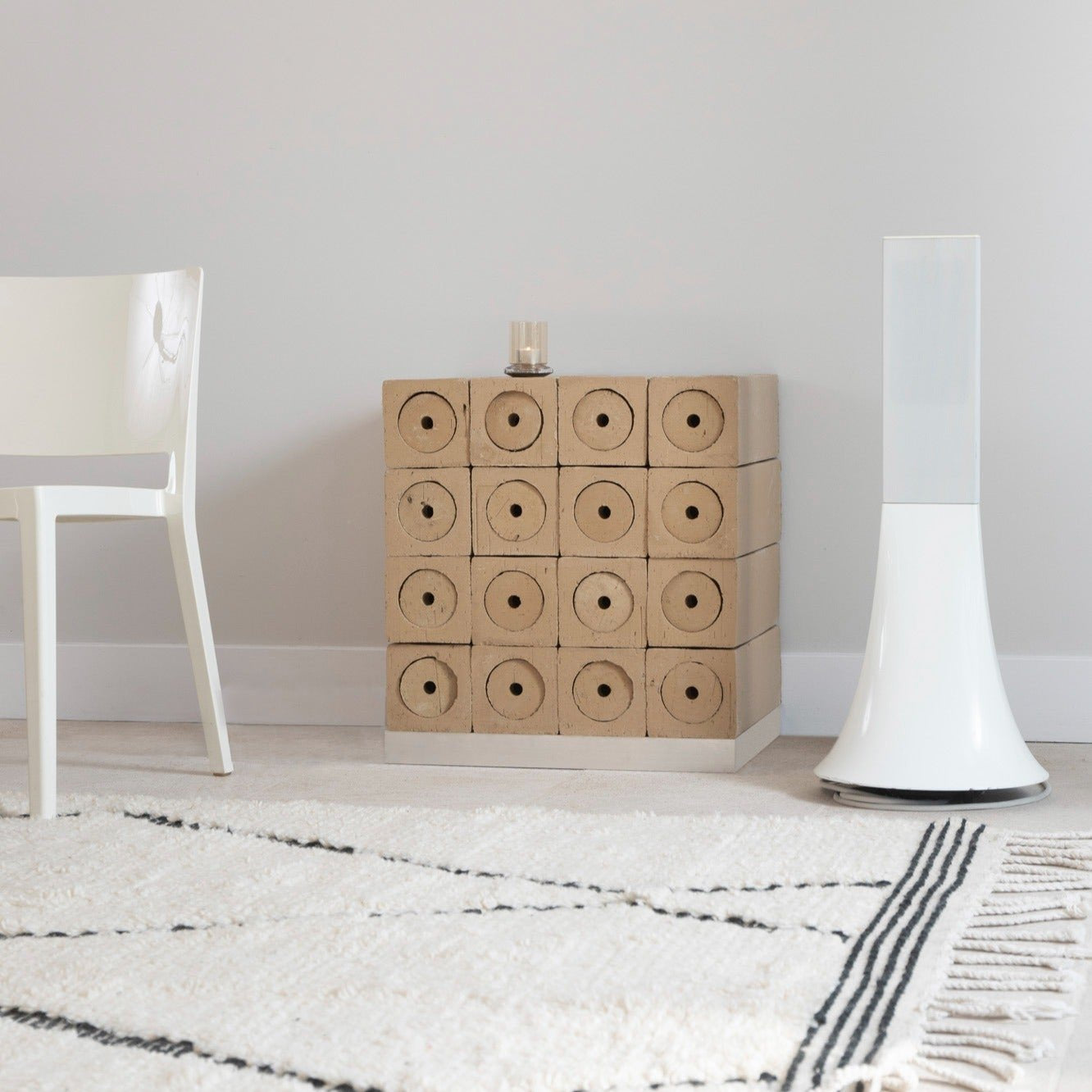 Argicru, Cave à vin en argile séchée - 16 casiers