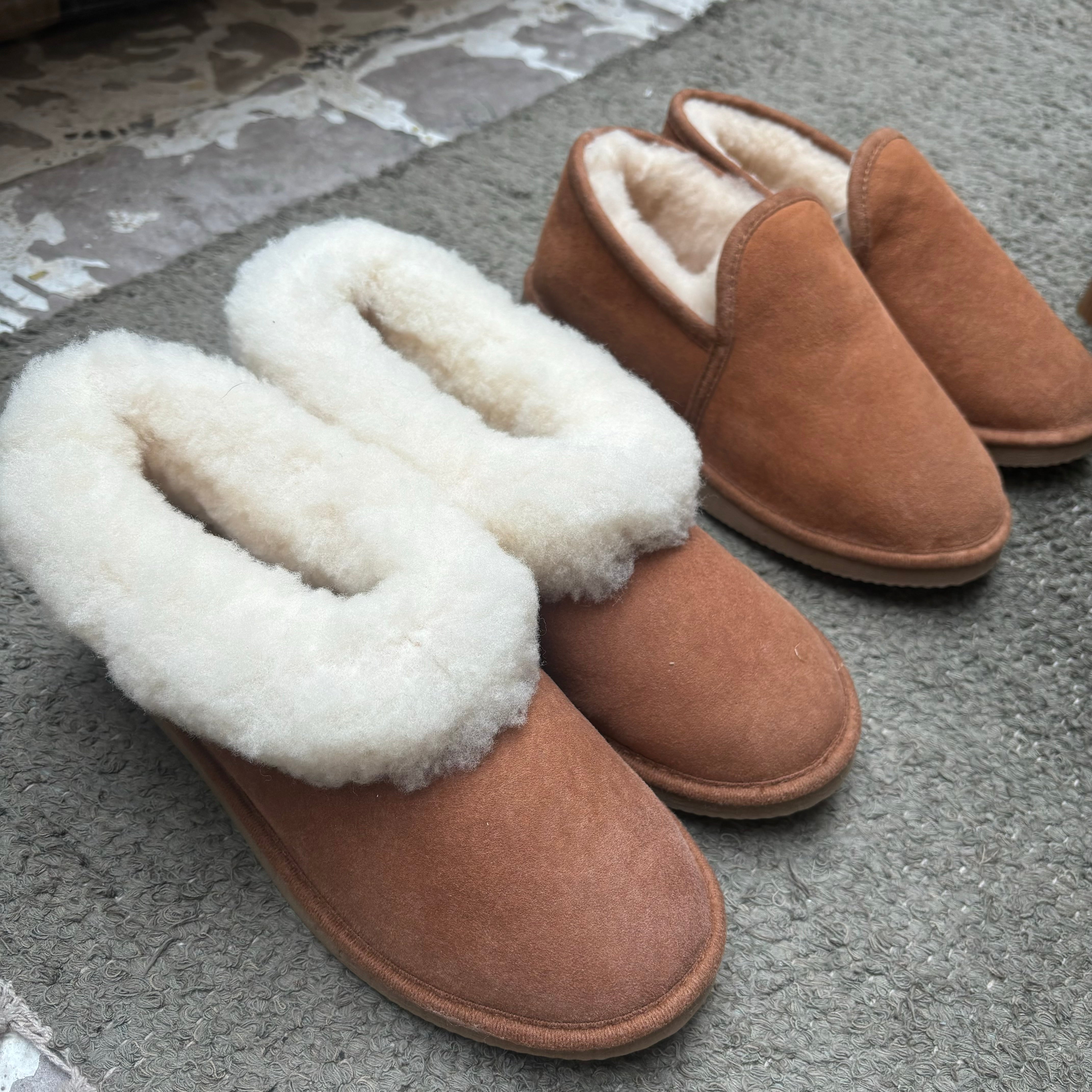 Artisan, Chausson en peau de mouton