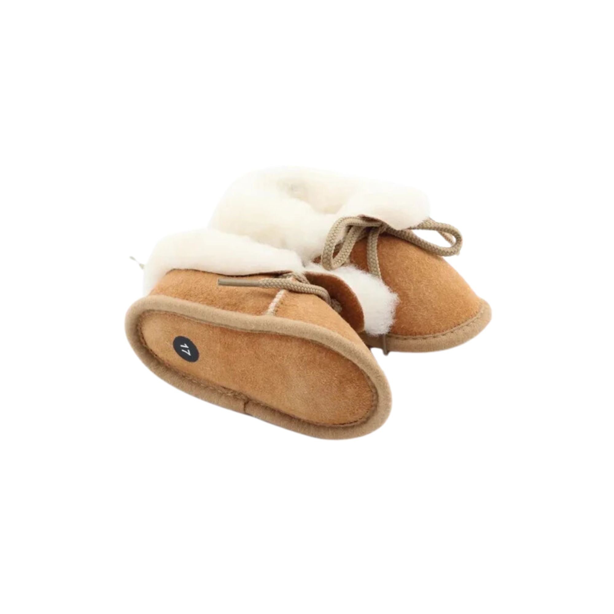 Artisan, Chaussons bébé en peau de mouton - Beige