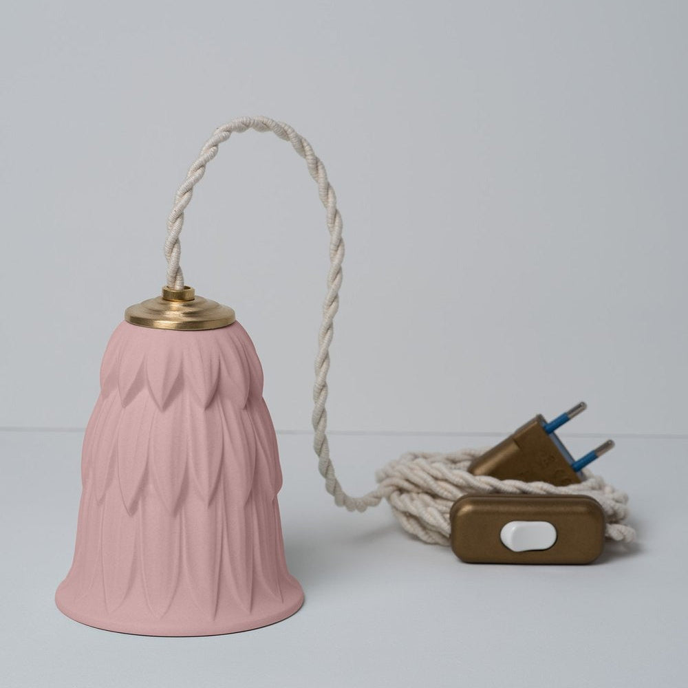 Atelier Föhn, Lampe - Feuille Rose chéri