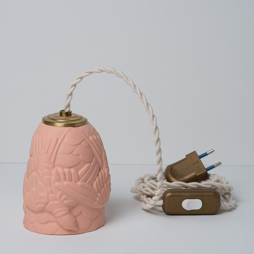 Atelier Föhn, Lampe - Oiseau Rose chéri