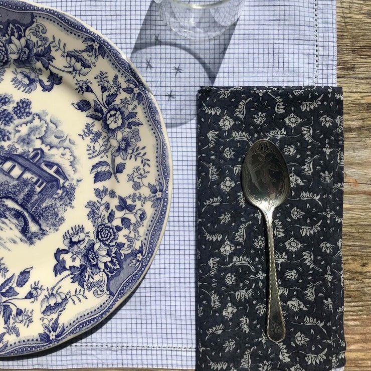 Ateliers Scarlette,Serviette de table - Marge Bleu