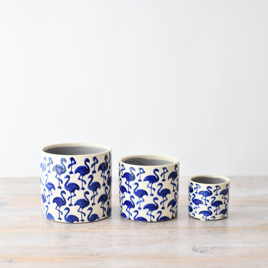 B.R.O.L, Cache-pot - Flamant