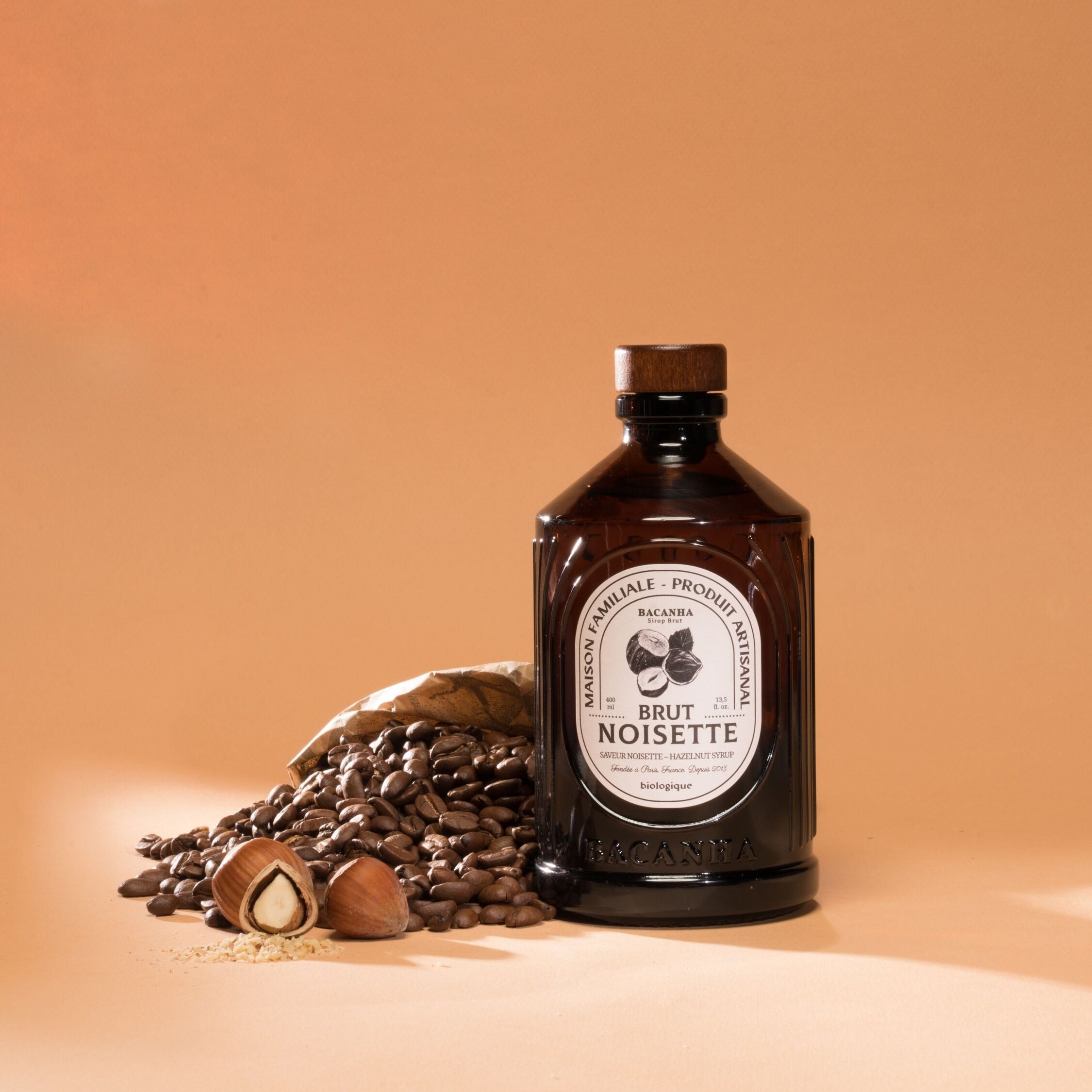Bacanha, Sirop bio brut - Noisette