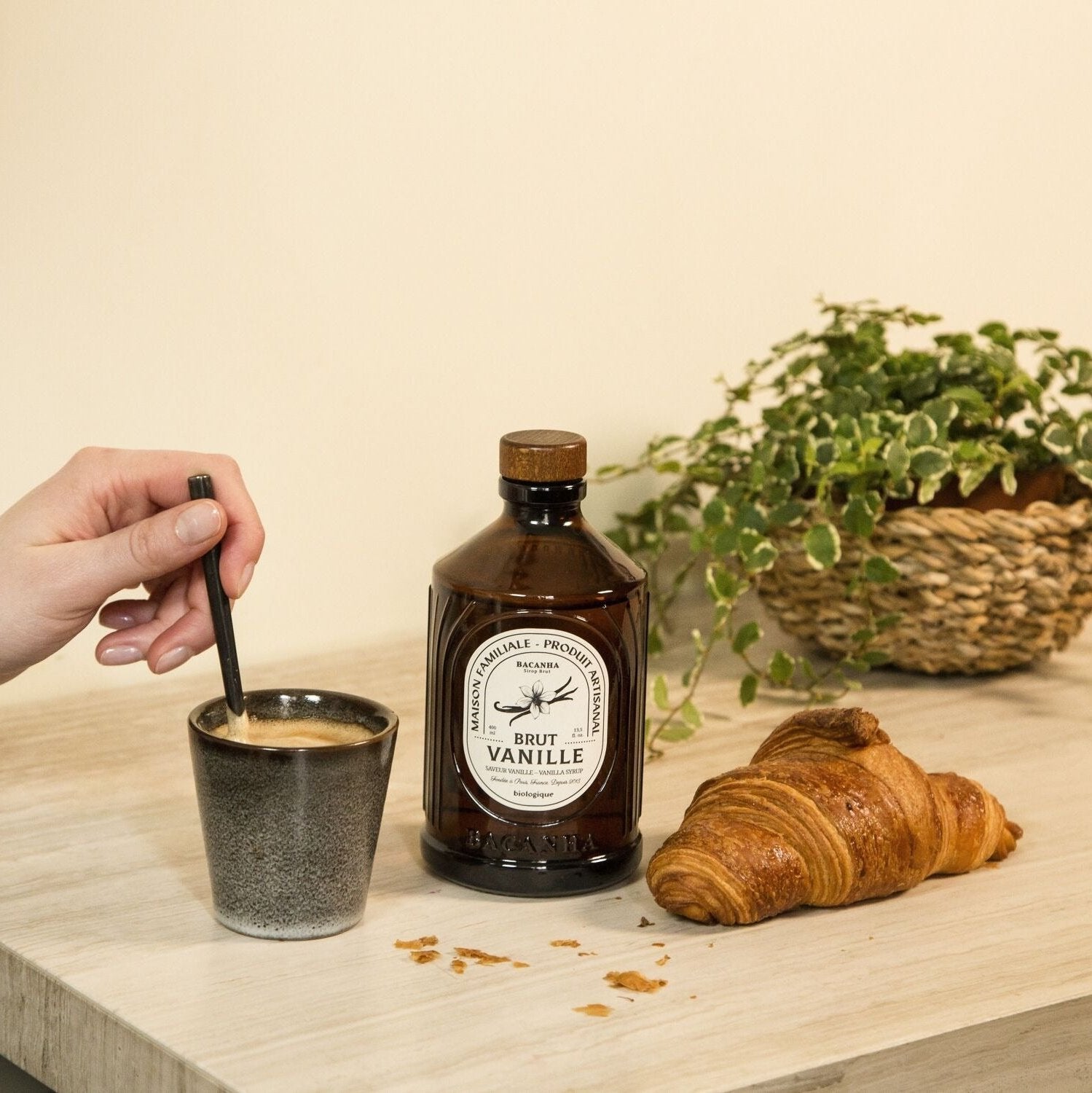 Bacanha, Sirop bio brut - Vanille