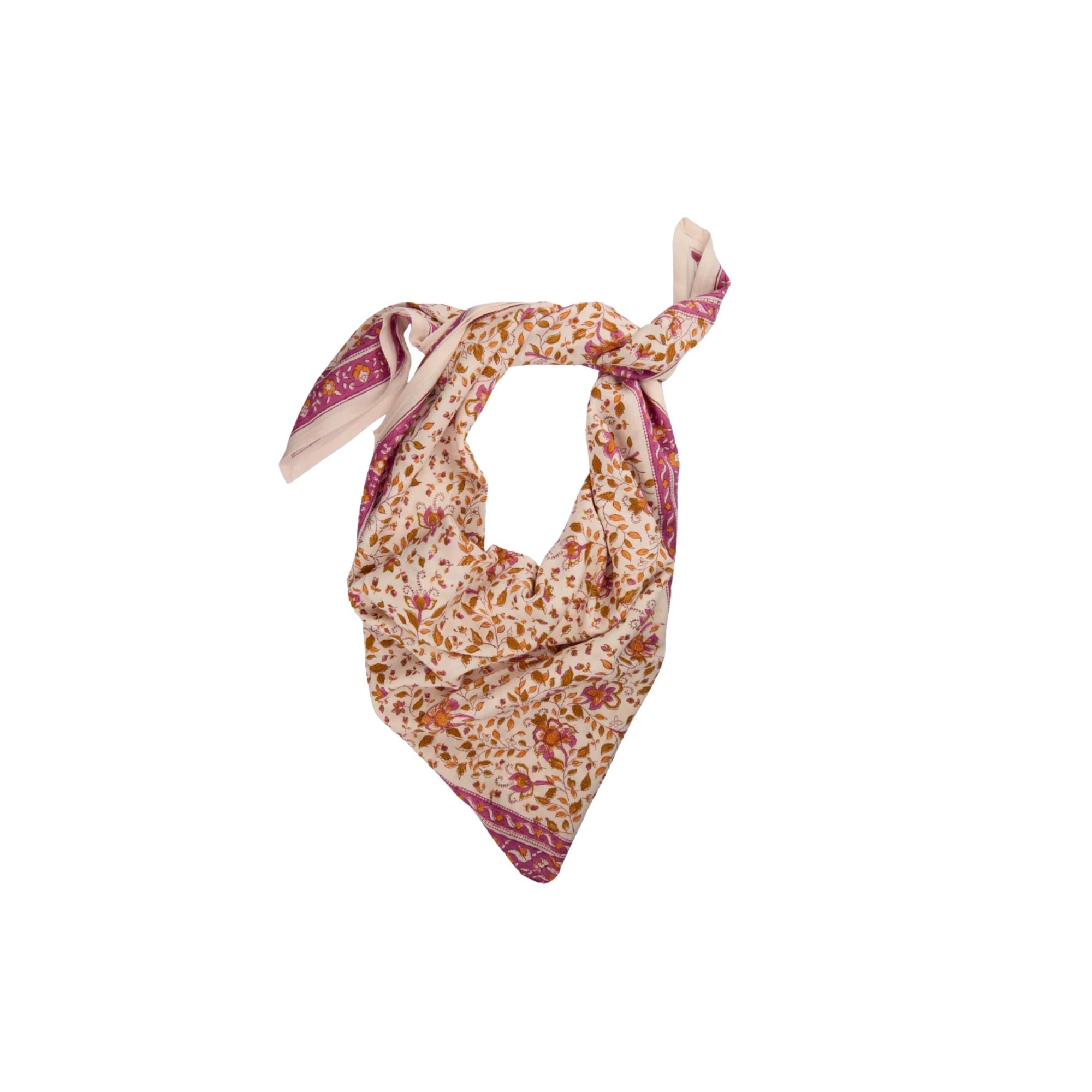 Bindi Atelier, Grand Foulard Indien - Folk Story Pétale