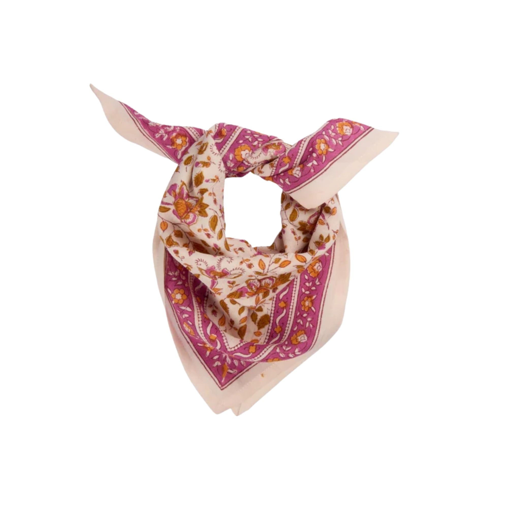 Bindi Atelier, Petit Foulard Indien - Folk Story Petale