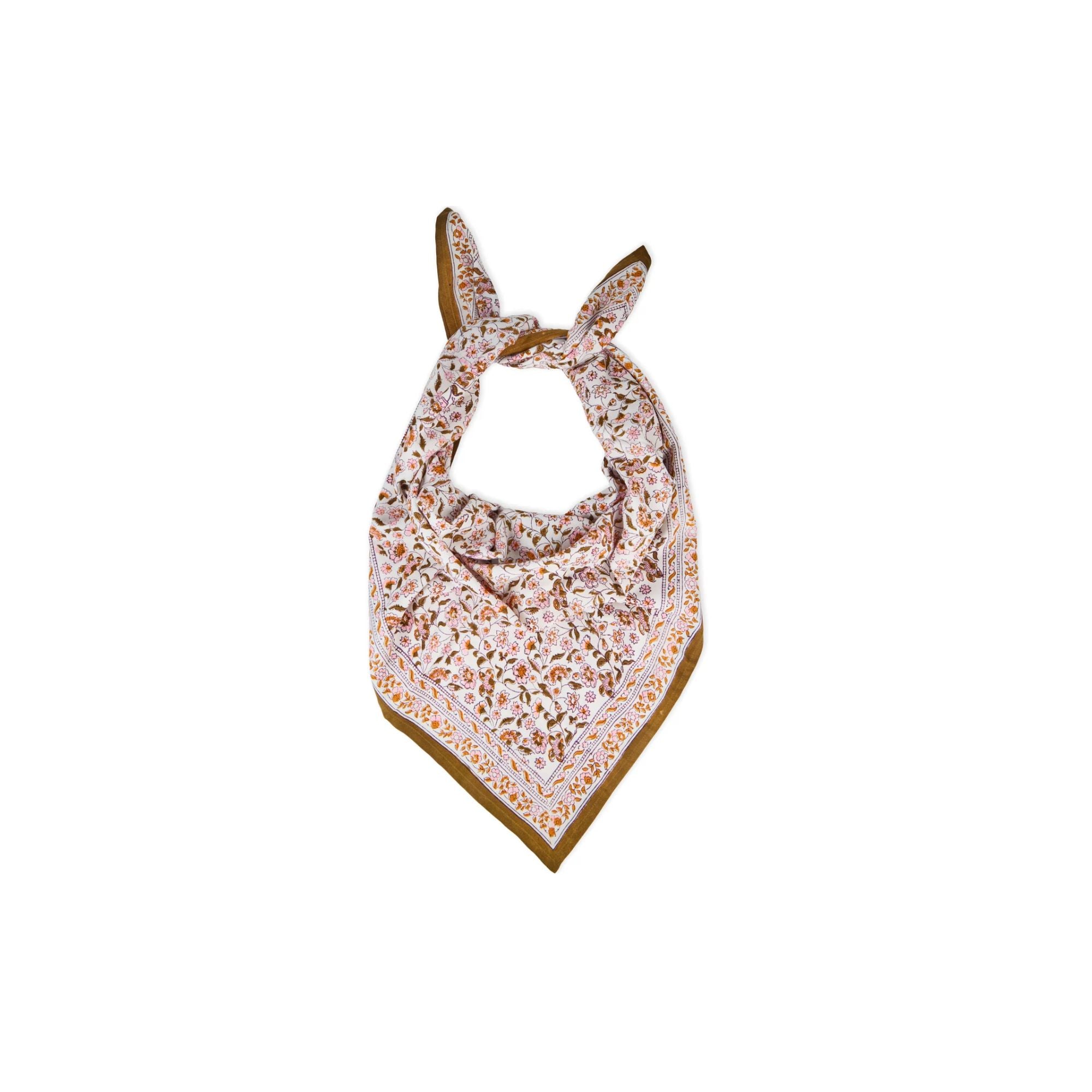 Bindi Atelier, Grand Foulard Indien - Edel Ambre