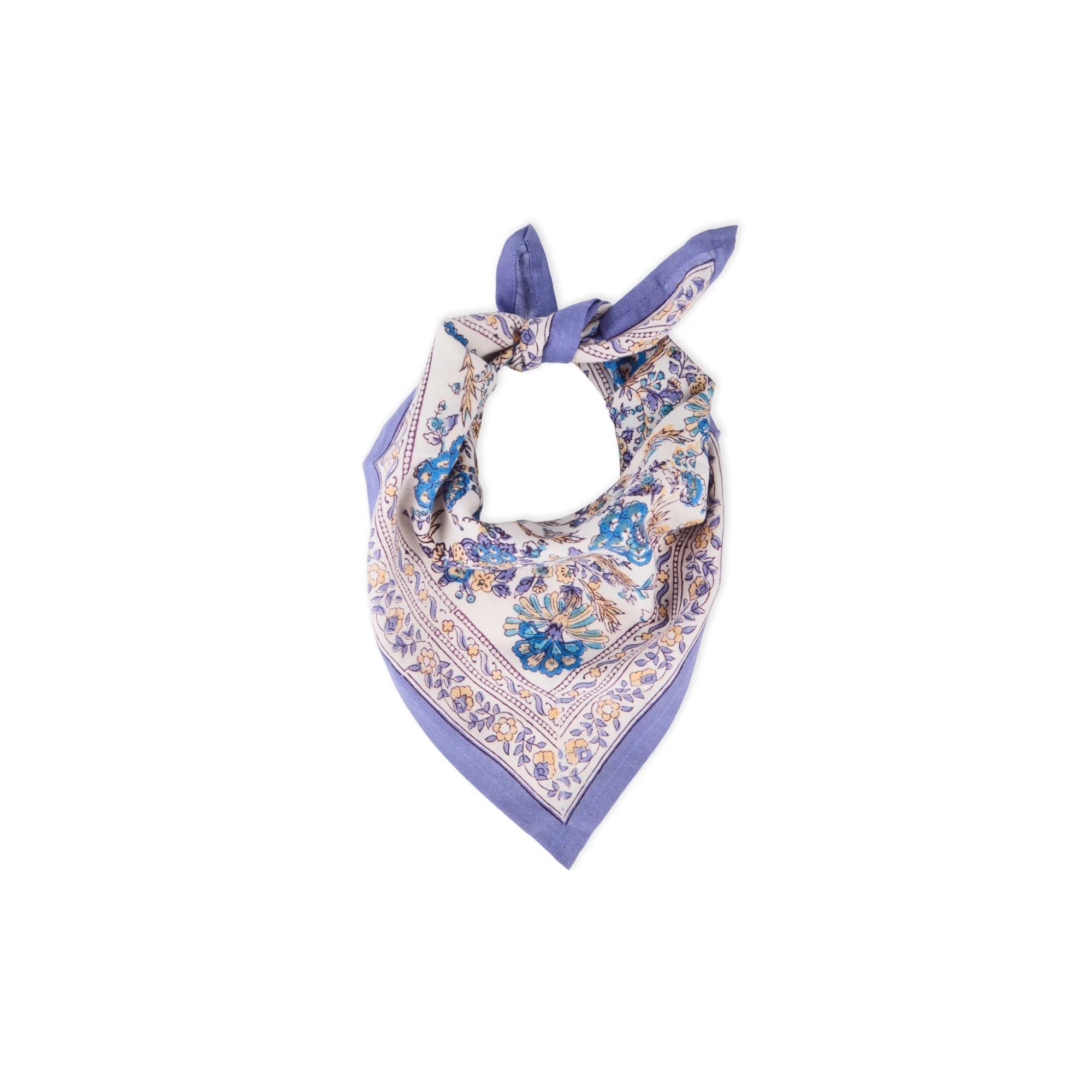 Bindi Atelier, Petit Foulard Indien - Kiala Céleste