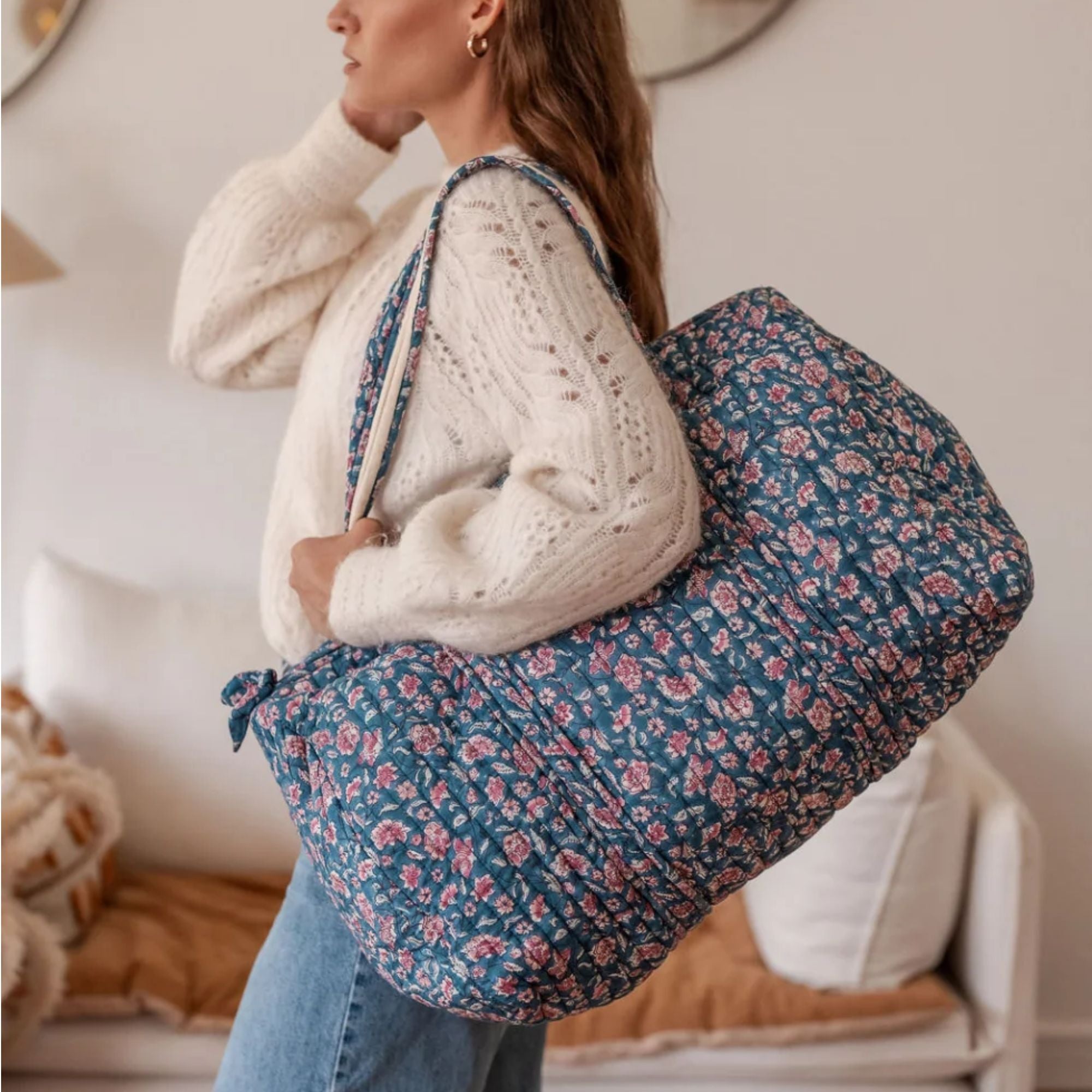 Bindi Atelier, Sac week-end - Edel Aqua