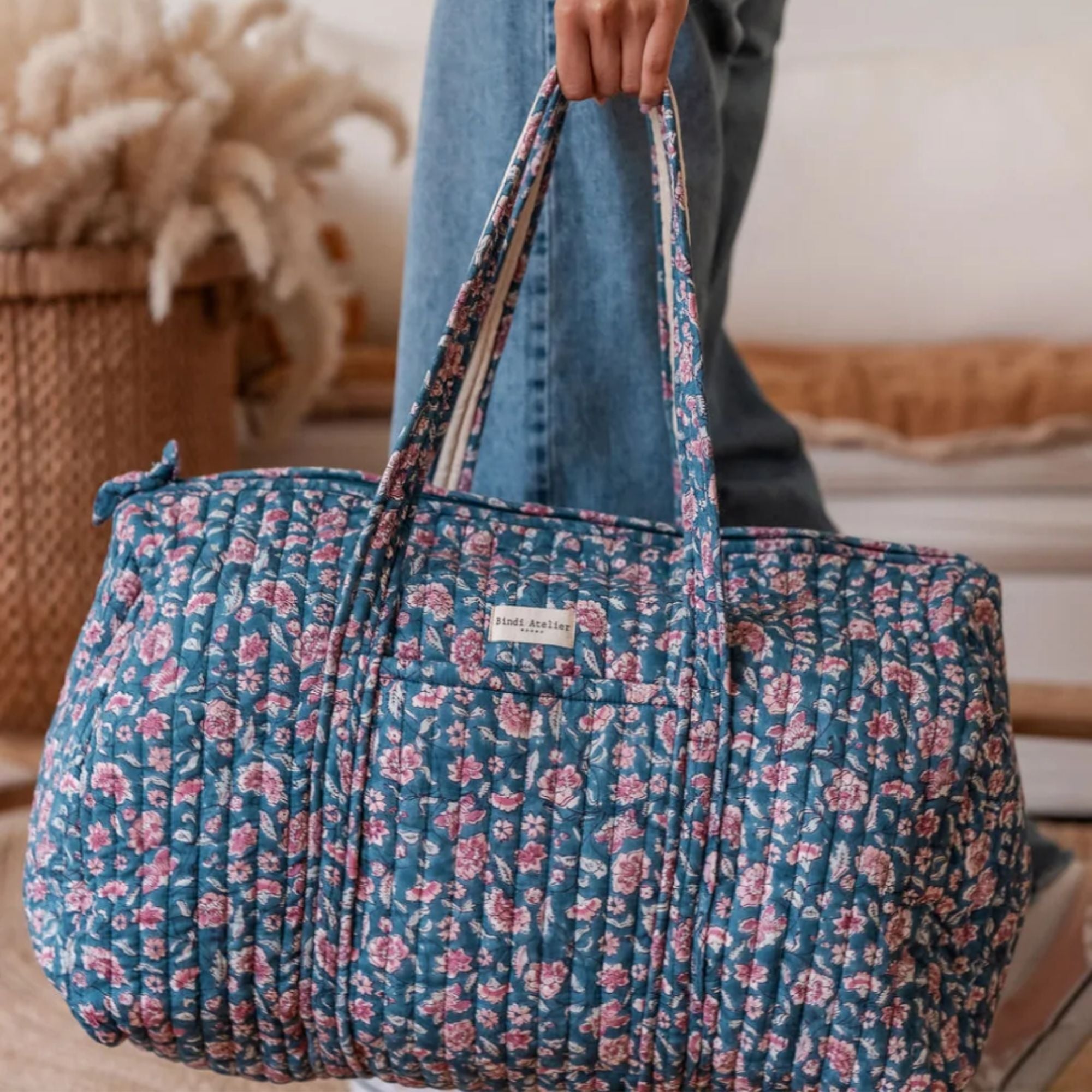 Bindi Atelier, Sac week-end - Edel Aqua