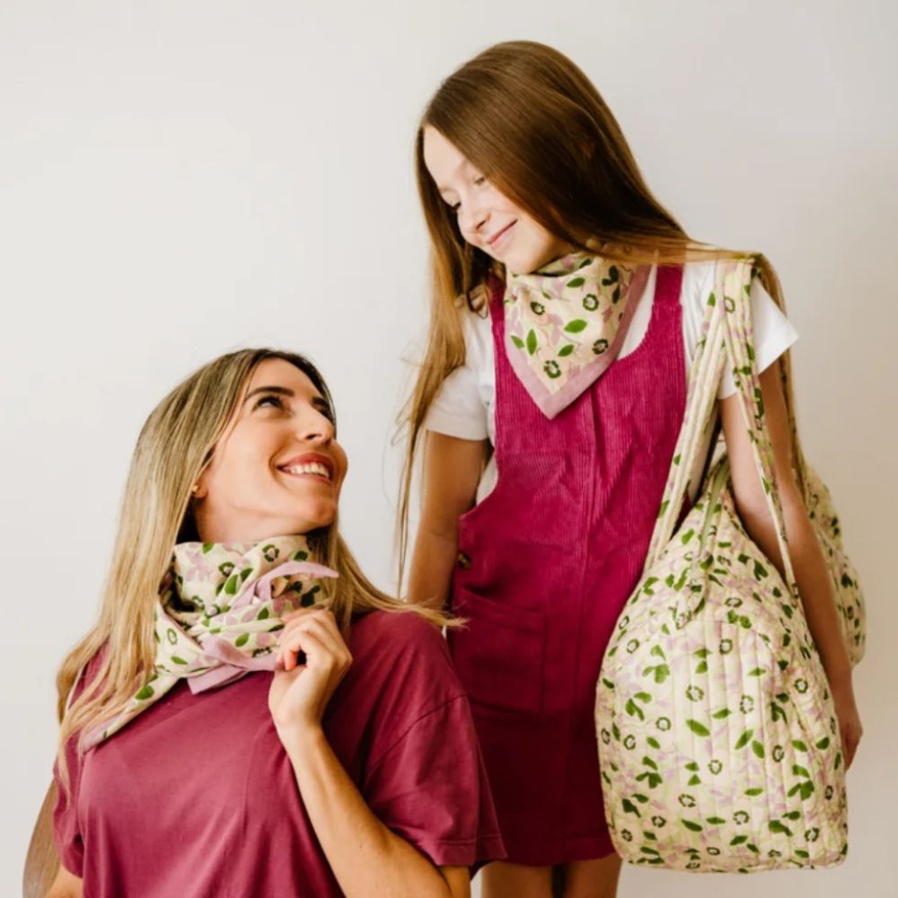 Bindi Atelier, Grand Foulard Indien - Amelia Green