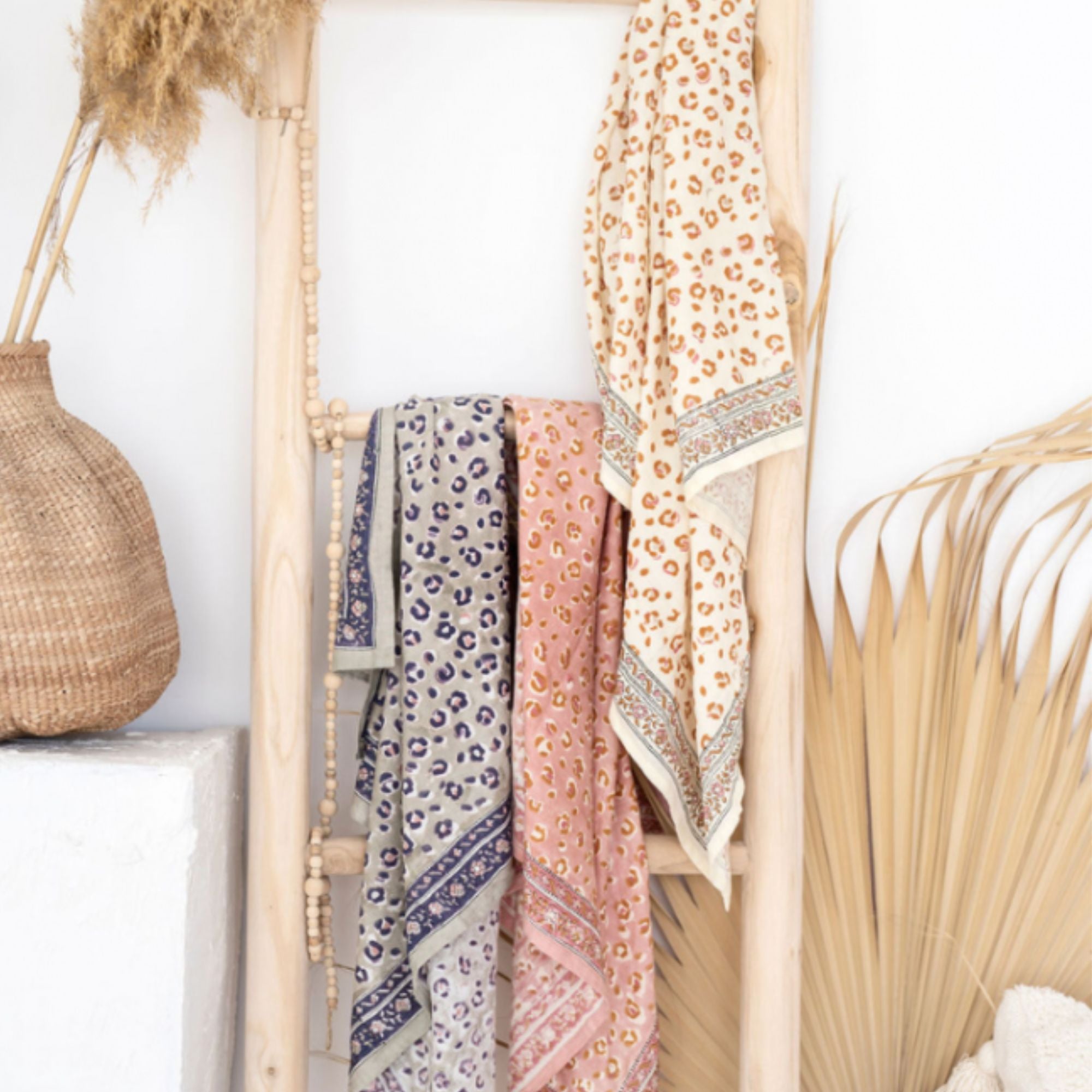 Bindi Atelier, Grand Foulard Indien - Bengal Lana