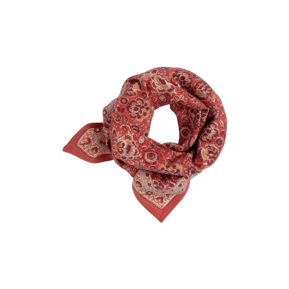 Bindi Atelier, Grand Foulard Indien - Garda Framboise