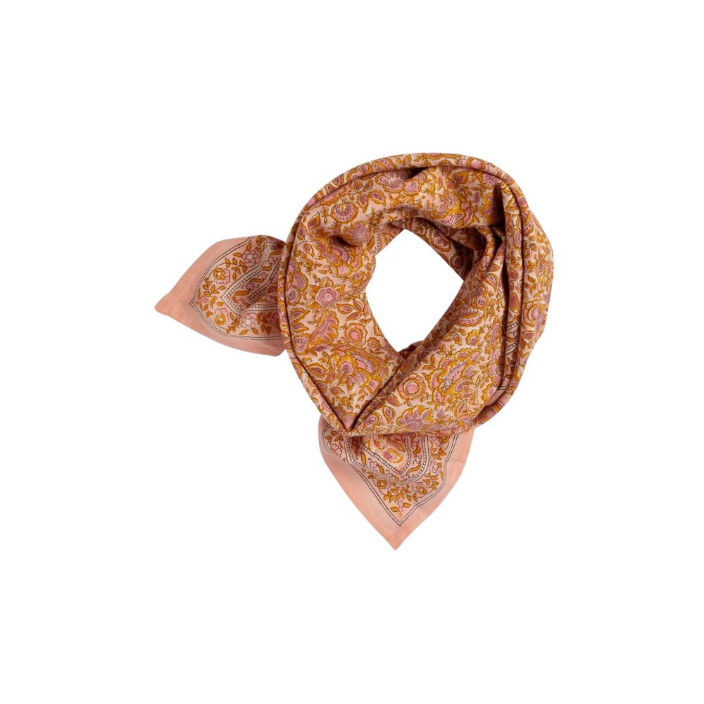 Bindi Atelier, Grand Foulard Indien - Garda Pop Pink
