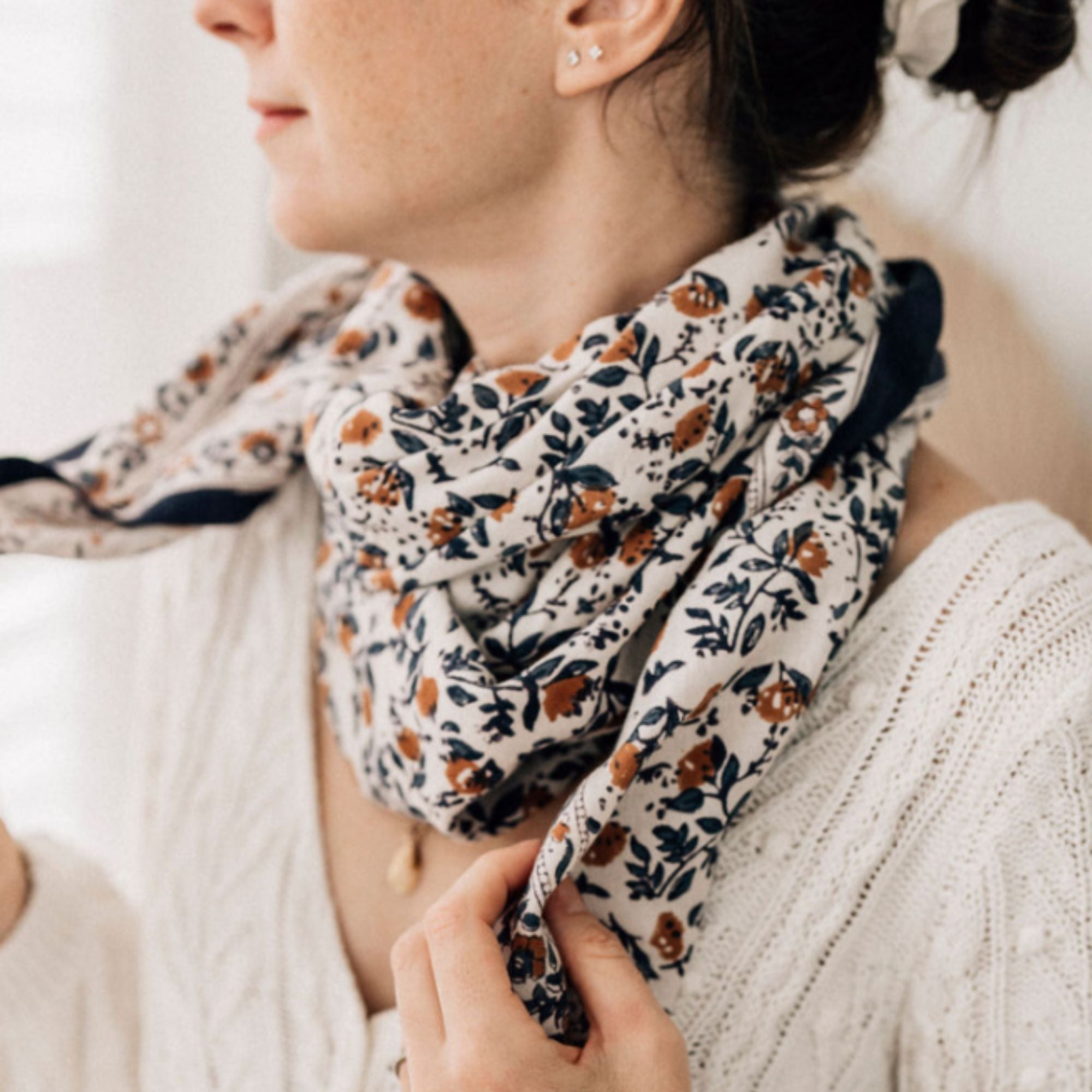 Bindi Atelier, Grand Foulard Indien - Mayli Orage