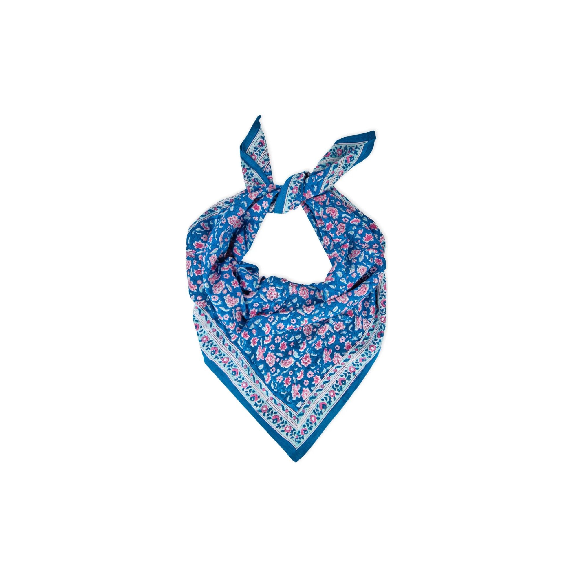 Bindi Atelier, Grand Foulard Indien - Edel Aqua