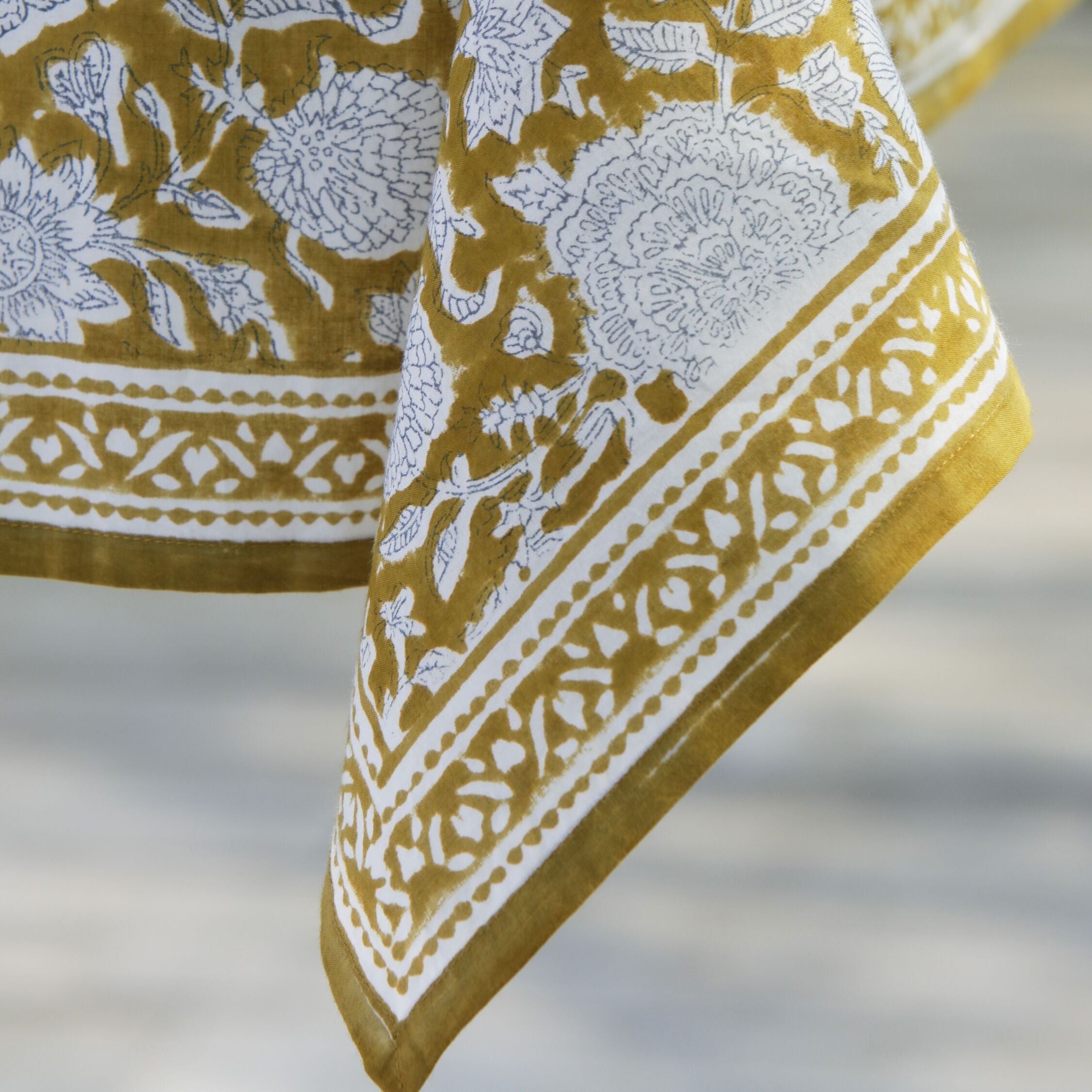 Bonheur du jour, Nappe rectangle 170x250 - Tupia Absynthe