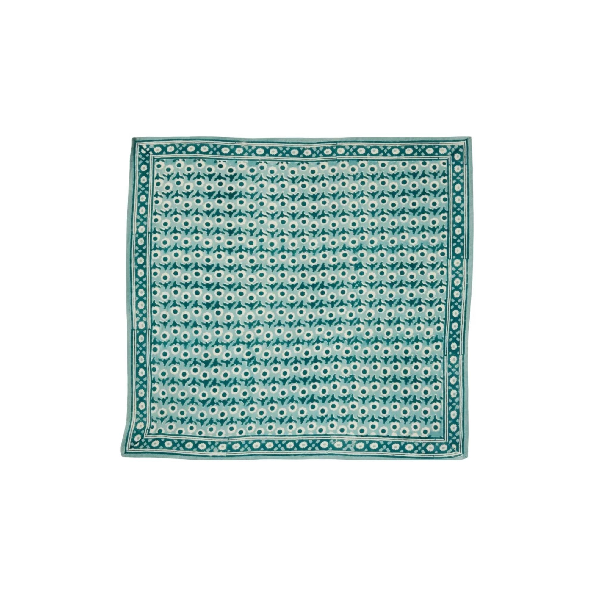 Bonheur du jour, Petit Foulard - Isha Blue Green