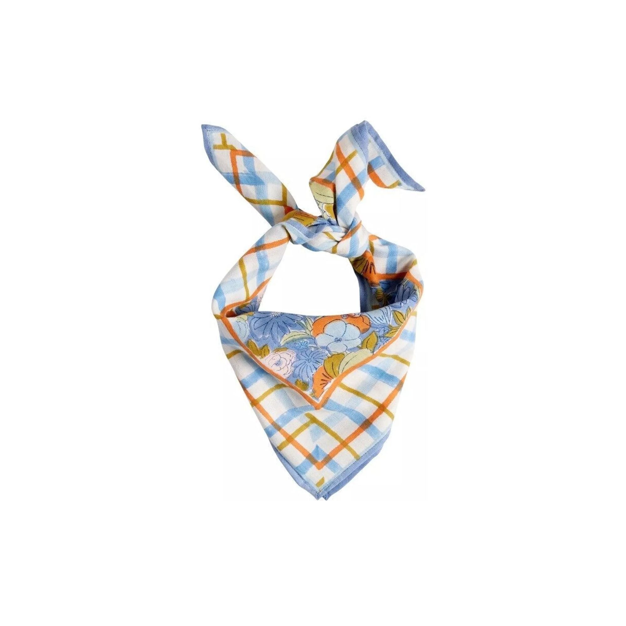 Bonheur du jour, Petit Foulard - Magic Garden Pervenche