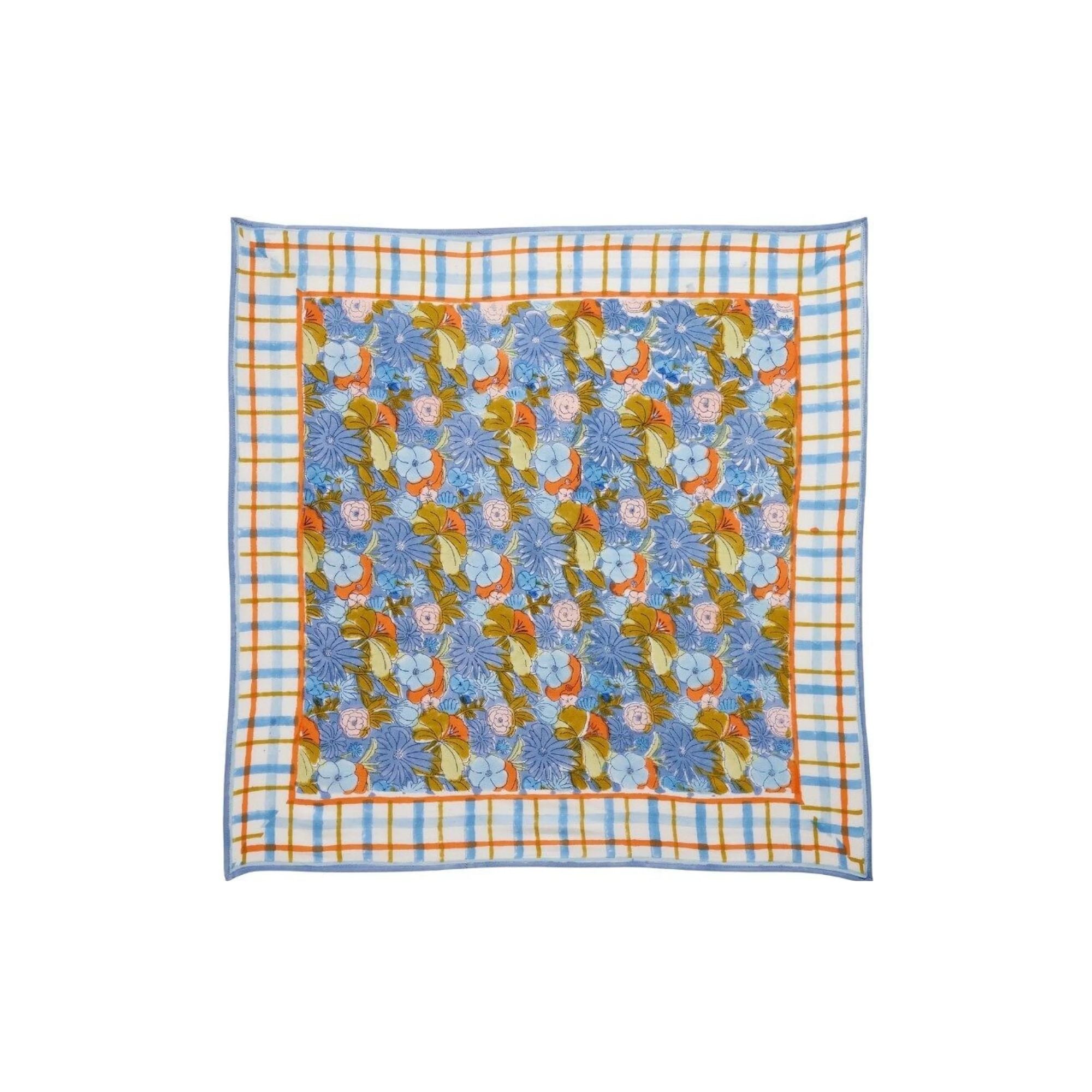 Bonheur du jour, Petit Foulard - Magic Garden Pervenche