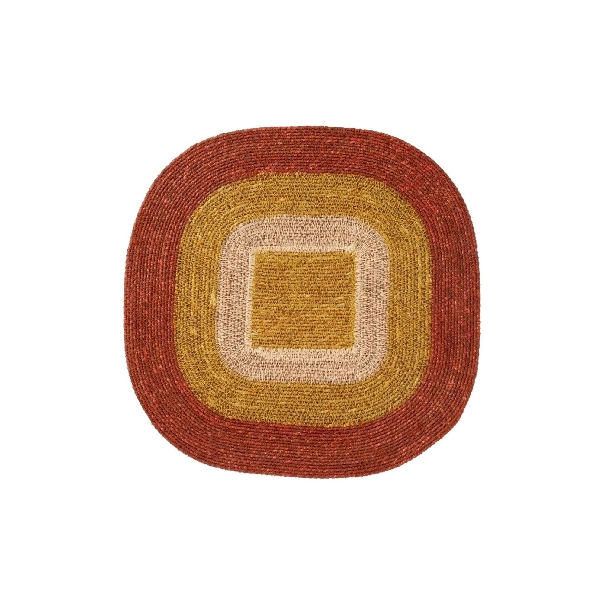 Bonheur du jour, Set de table en Raphia - Mada Ecureuil Nude