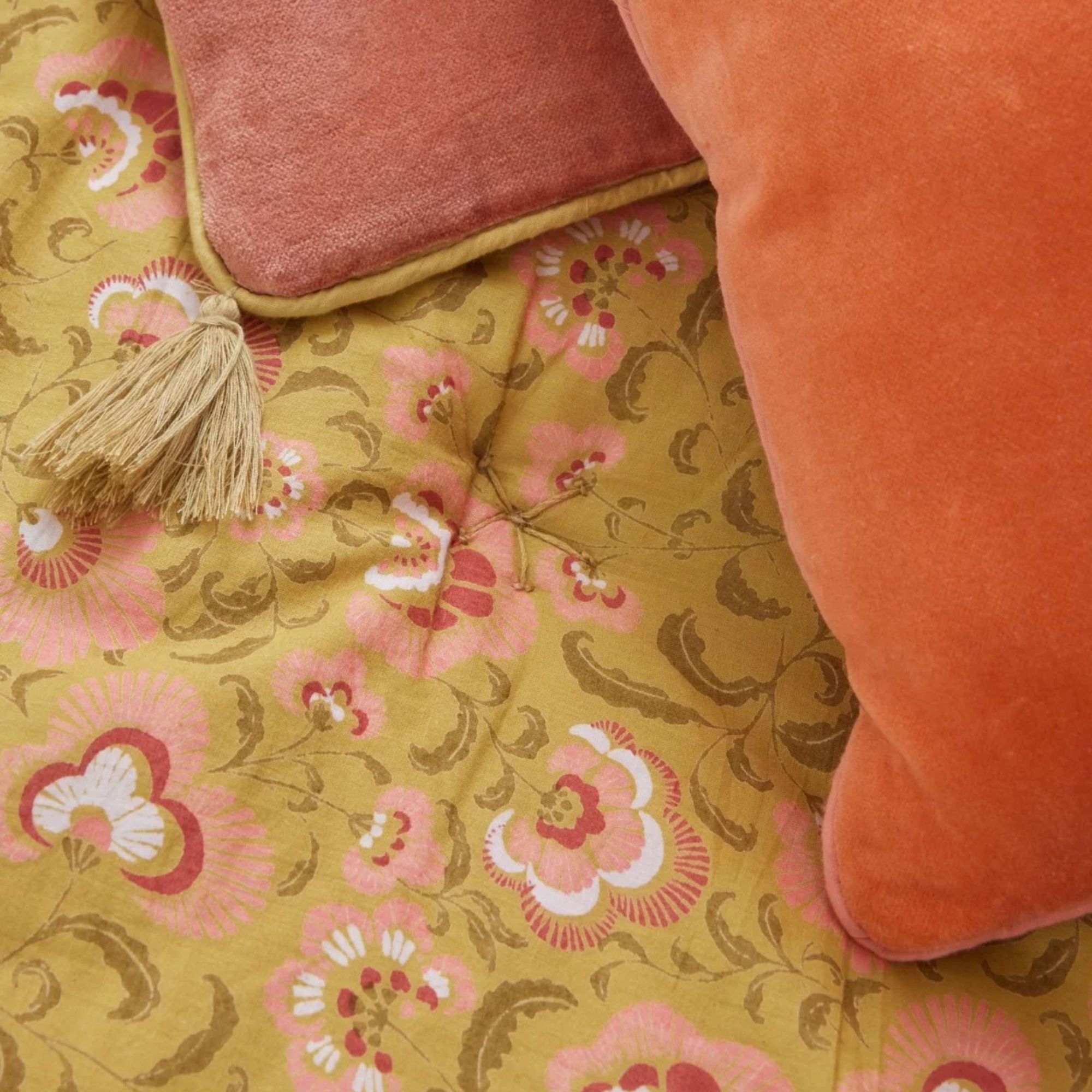 Bonheur du jour, Sur-matelas 200x90 - Ganesh Olive