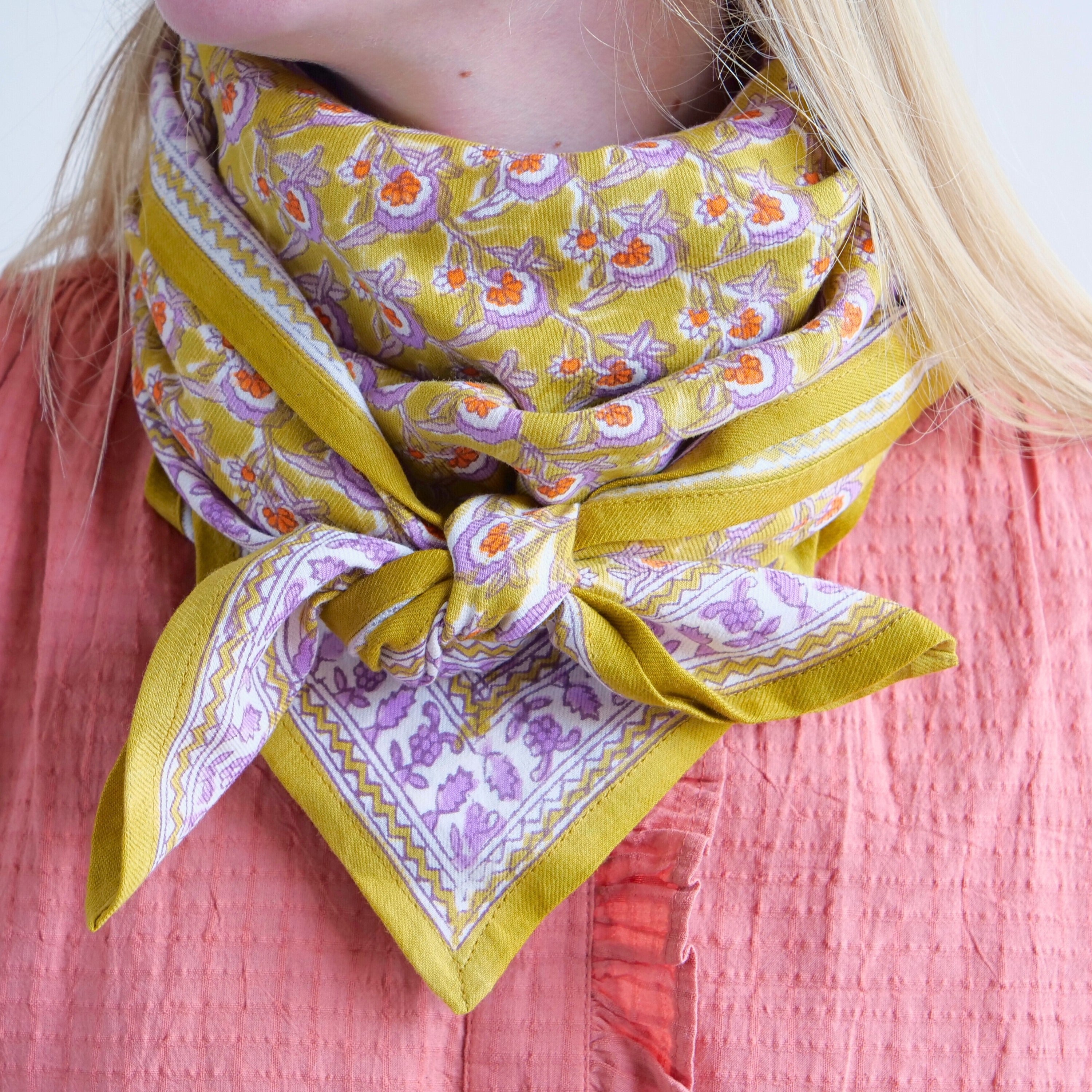 Bonheur du jour, Grand Foulard Indien - Victorian Absynthe