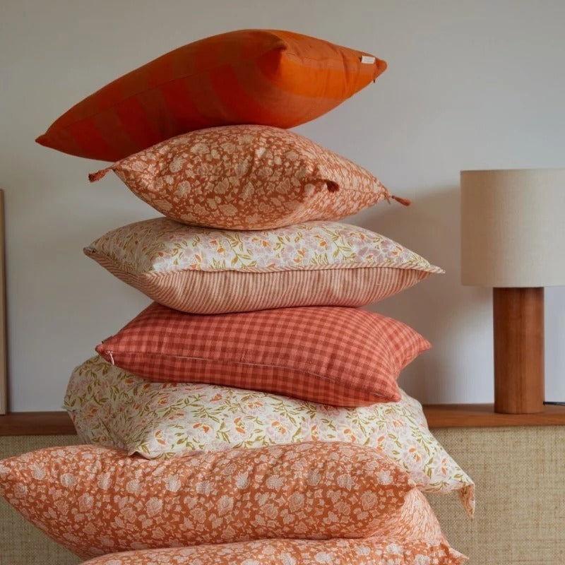 Bonheur du jour, Housse de coussin 50x35 - Arushi Pumpkin