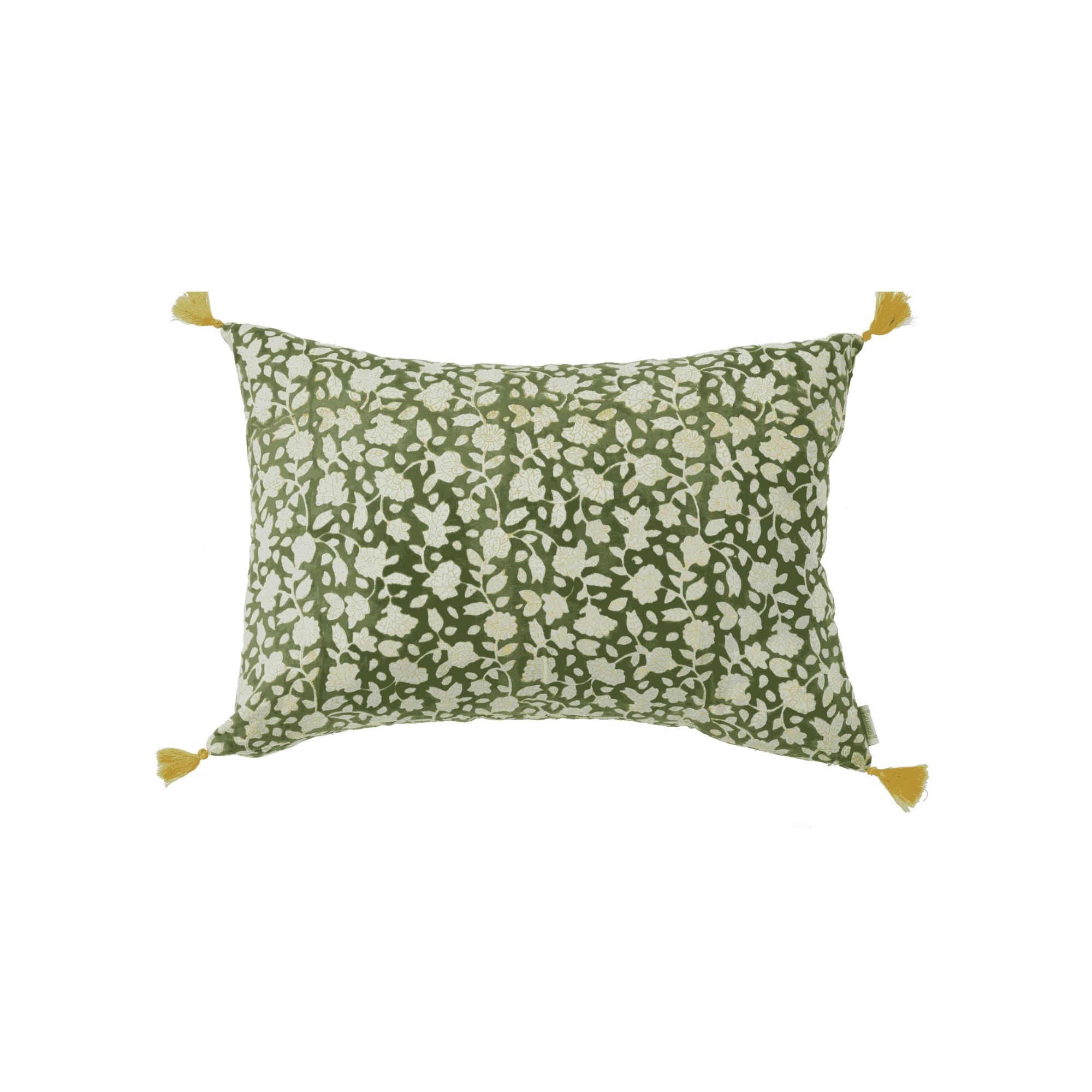 Bonheur du jour, Housse de coussin 50x35 - Jaya Vert