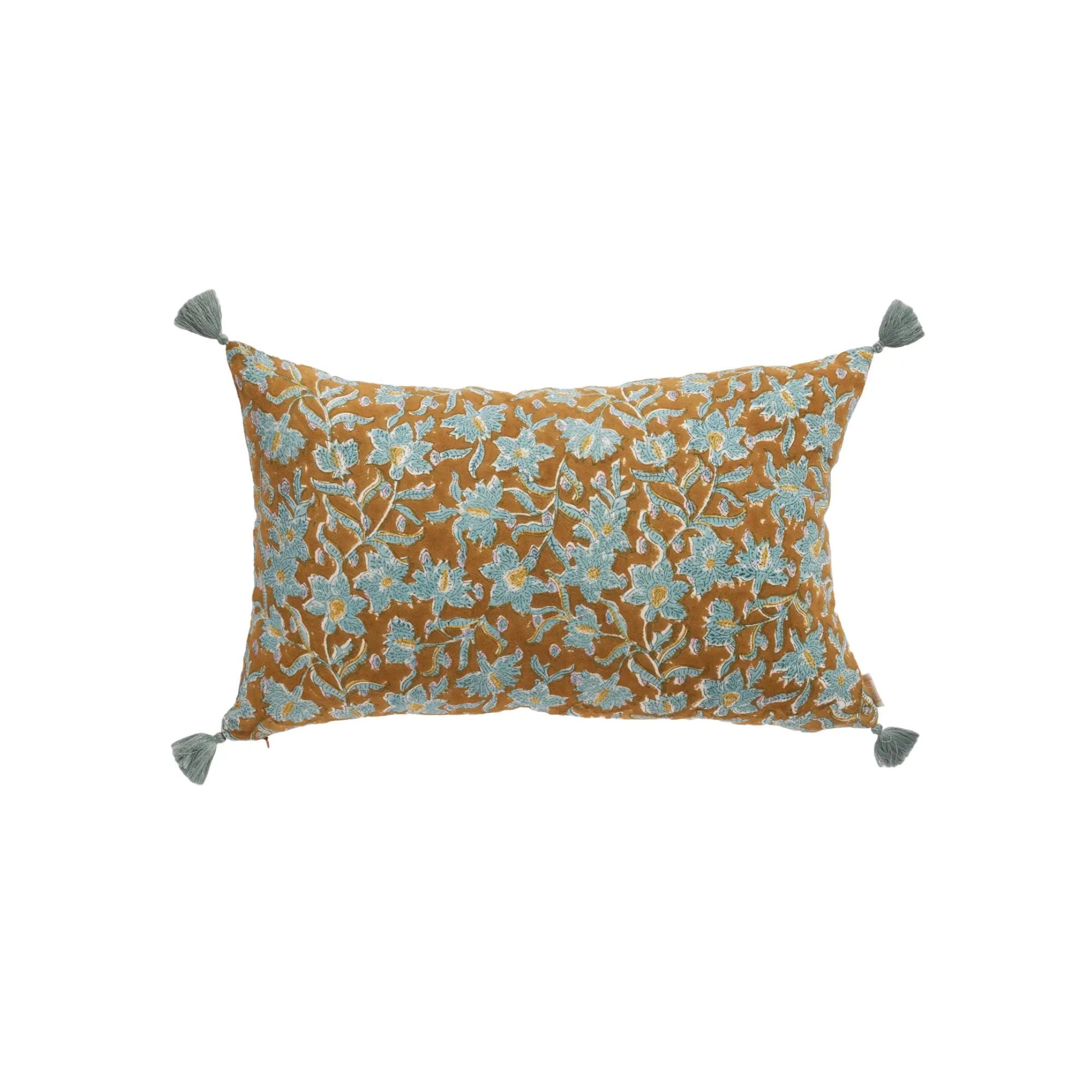 Bonheur du jour, Housse de coussin 50x35 - Lotus Kaki