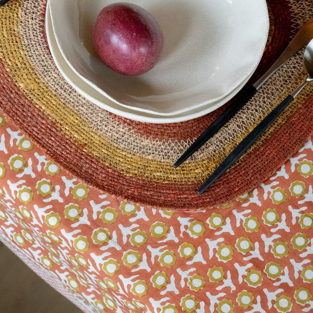 Bonheur du jour, Nappe rectangle 170x250 - Isha Écureuil