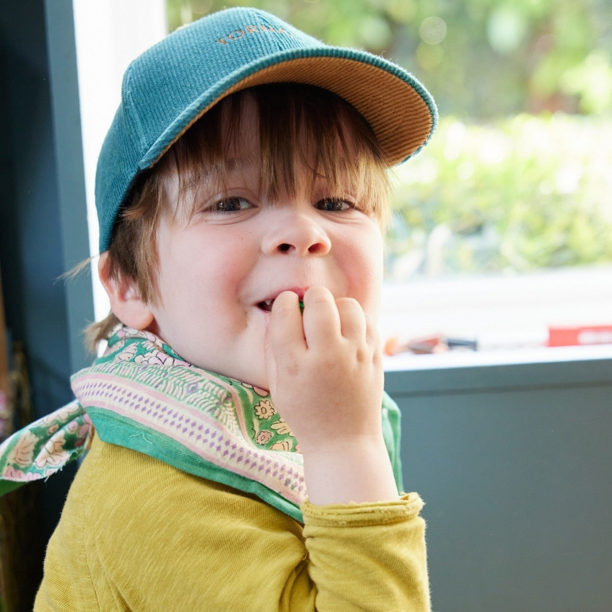 Bonheur du jour, Petit Foulard - London Green