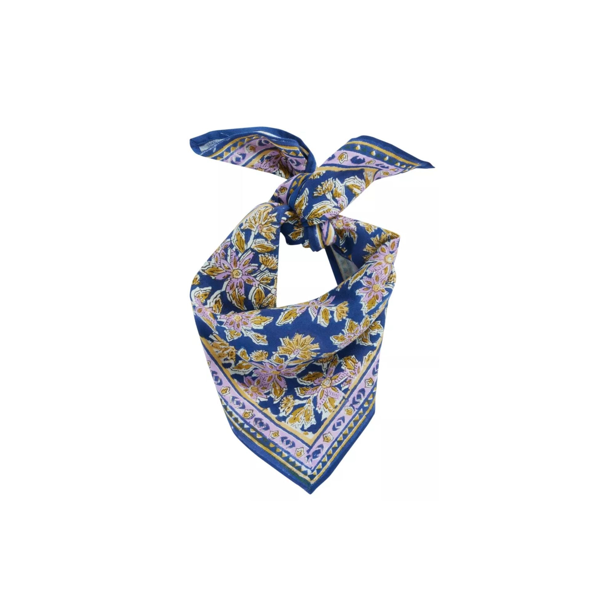 Bonheur du jour, Petit Foulard - Arya Indigo