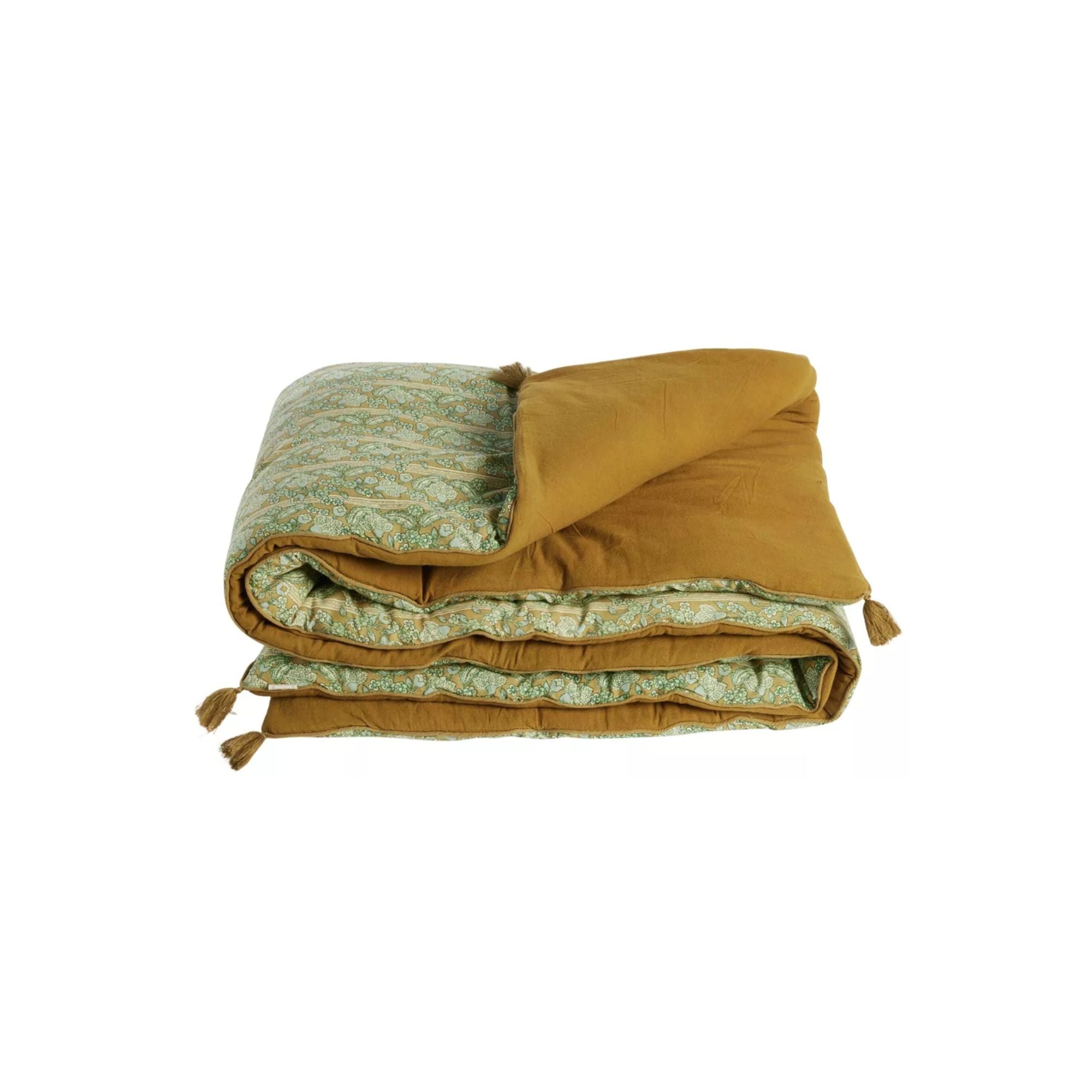 Bonheur du jour, Sur-matelas 200x90 - Anjali Olive