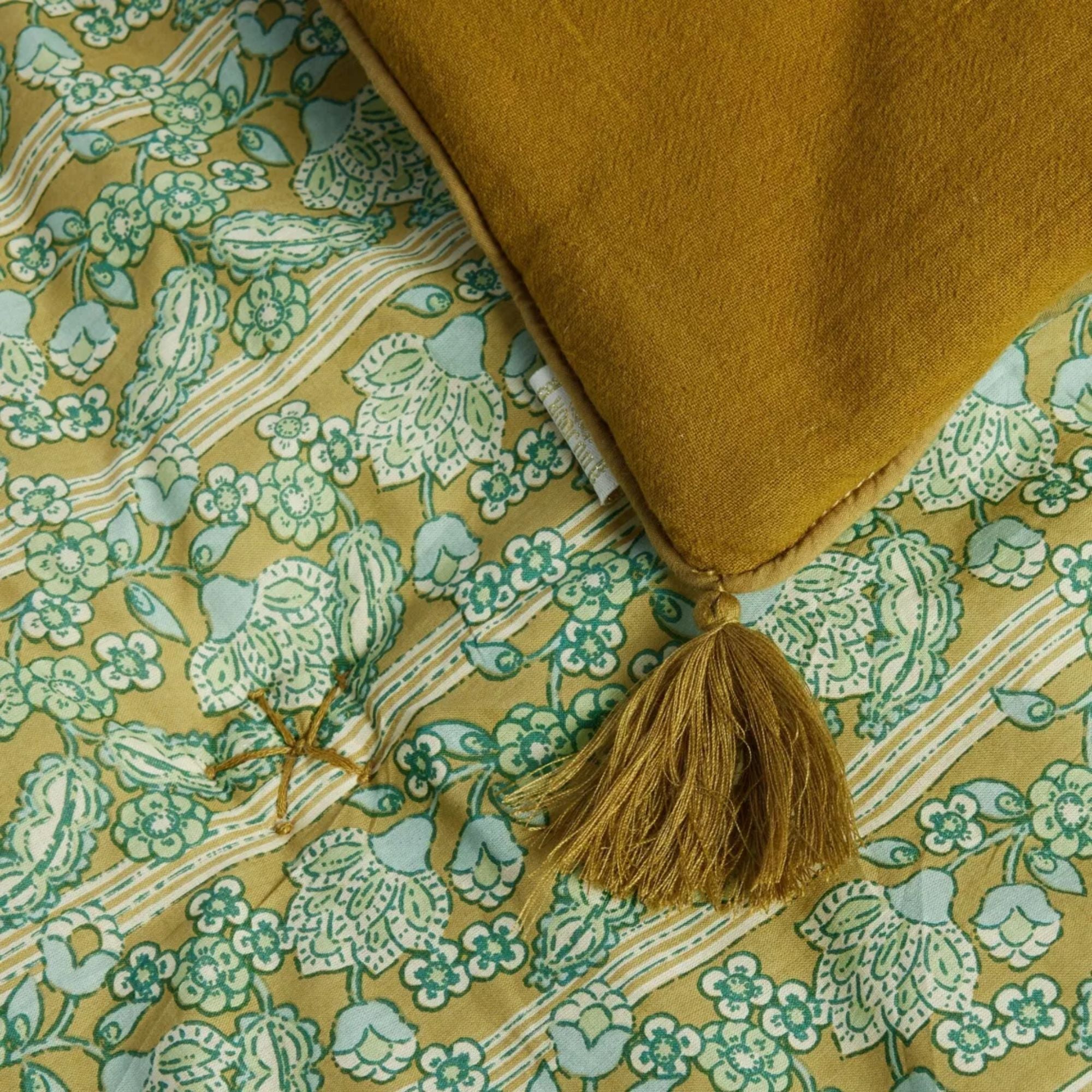 Bonheur du jour, Sur-matelas 200x90 - Anjali Olive