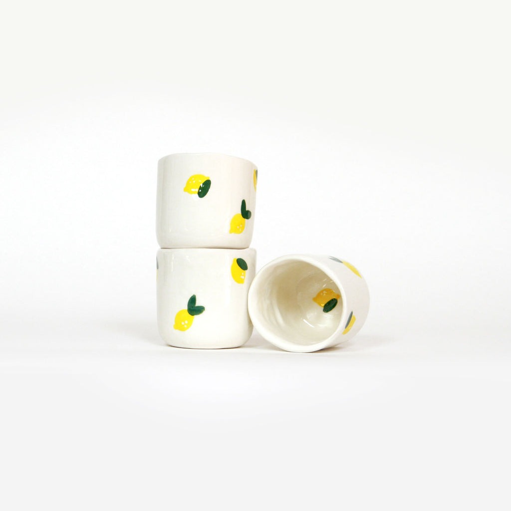 Bouclez- la, Tasse à café - Citrons