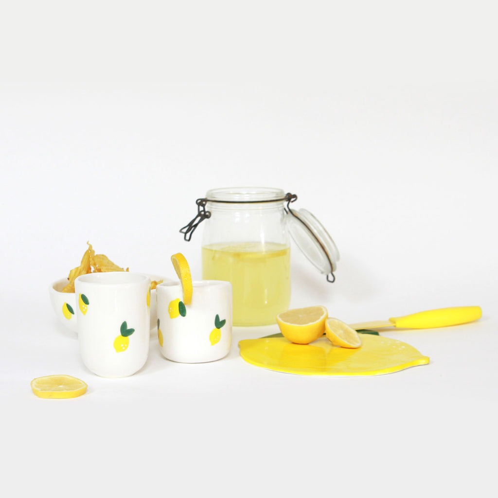 Bouclez- la, Tasse à café - Citrons