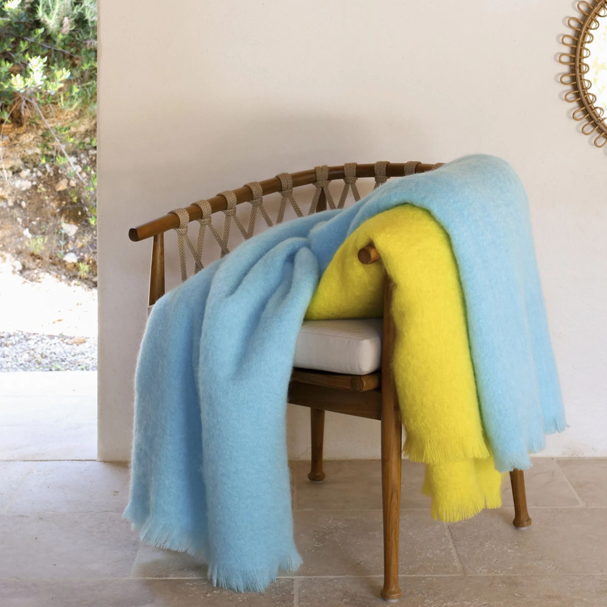 Brun de Vian Tiran, Plaid Mohair - Genêt