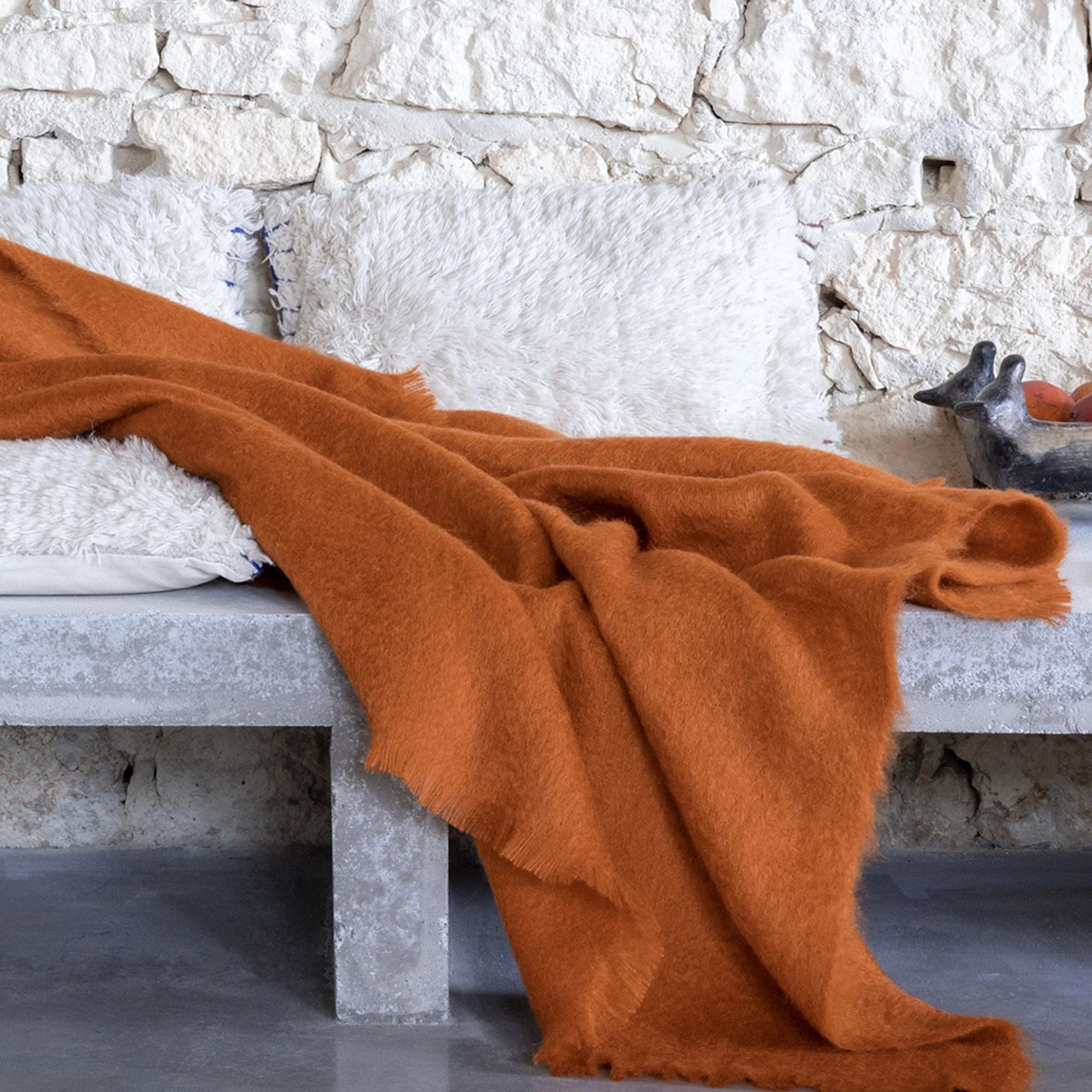 Brun de Vian Tiran, Plaid Mohair - Paprika