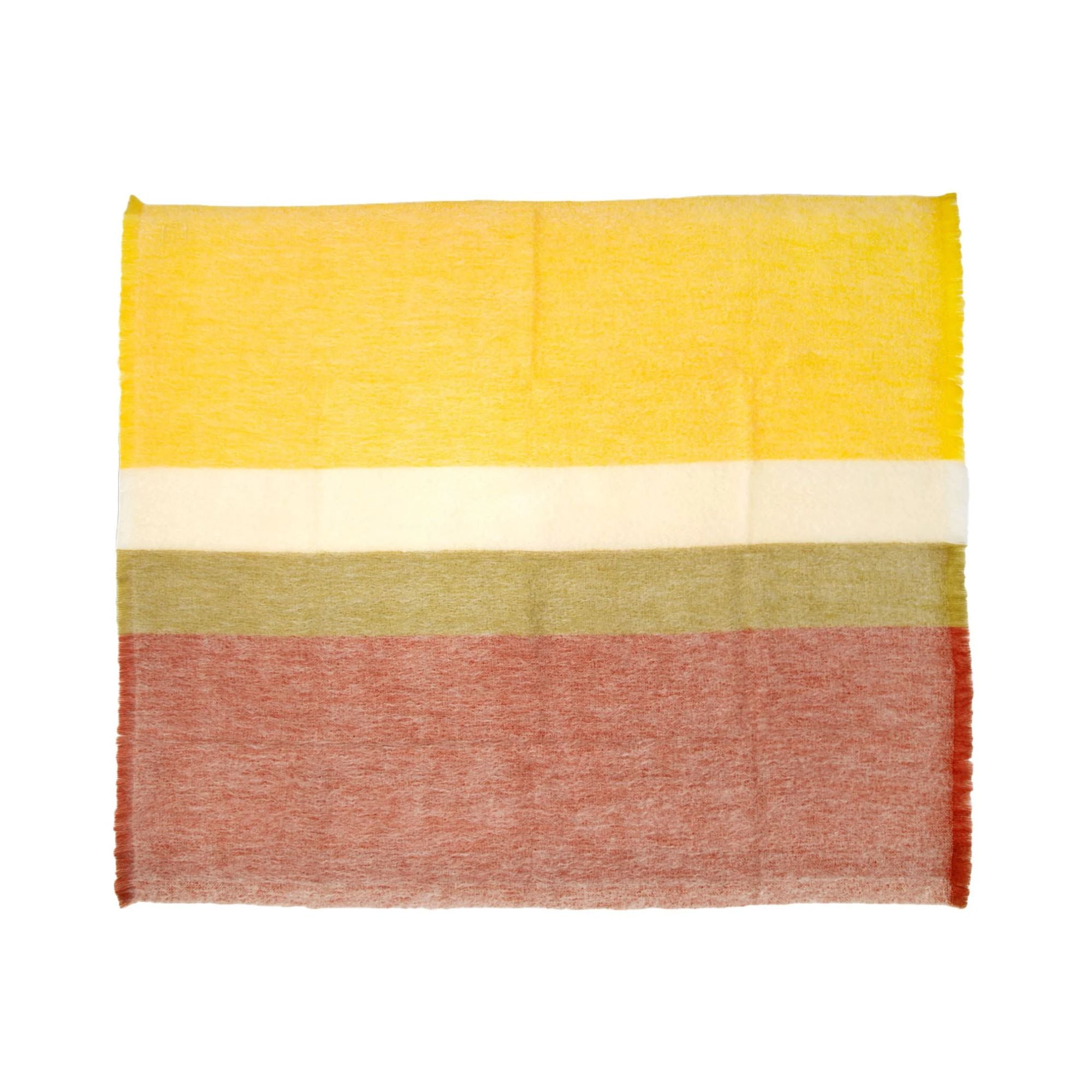 Brun de Vian Tiran, Plaid Mohair Dessins - Bourgogne