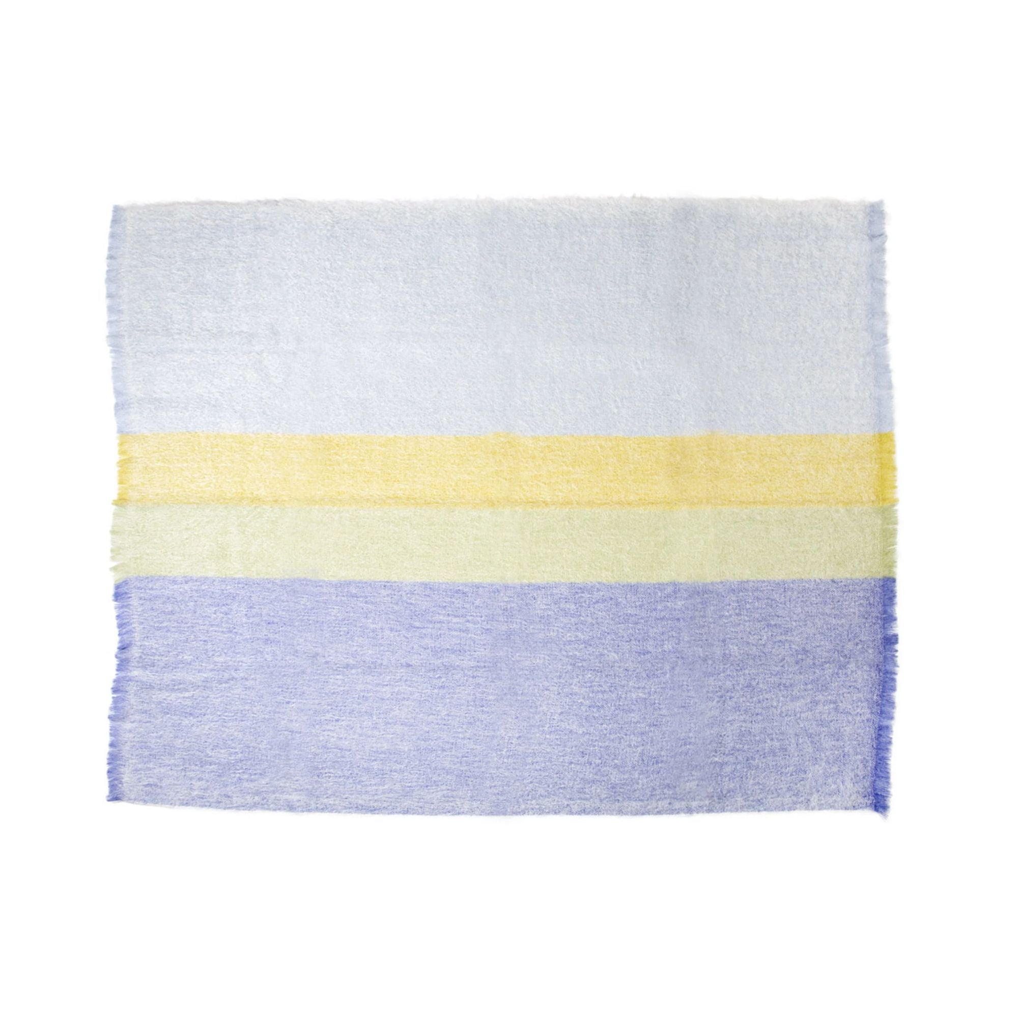 Brun de Vian Tiran, Plaid Mohair Dessins - Brume Cotière