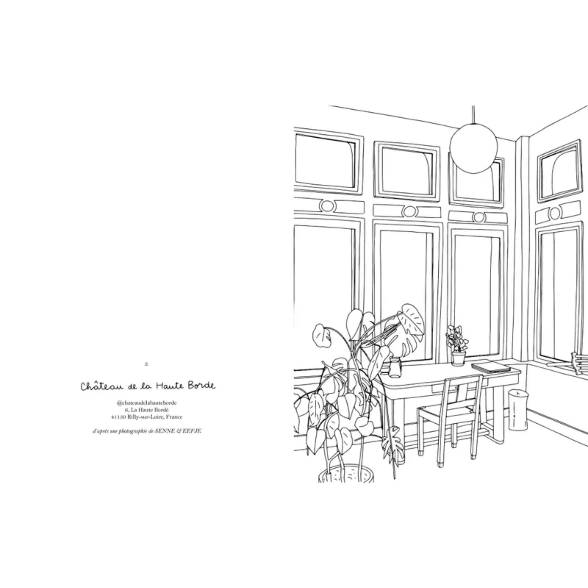 Cahier de coloriage Hôtels - Zoé de Las Cases