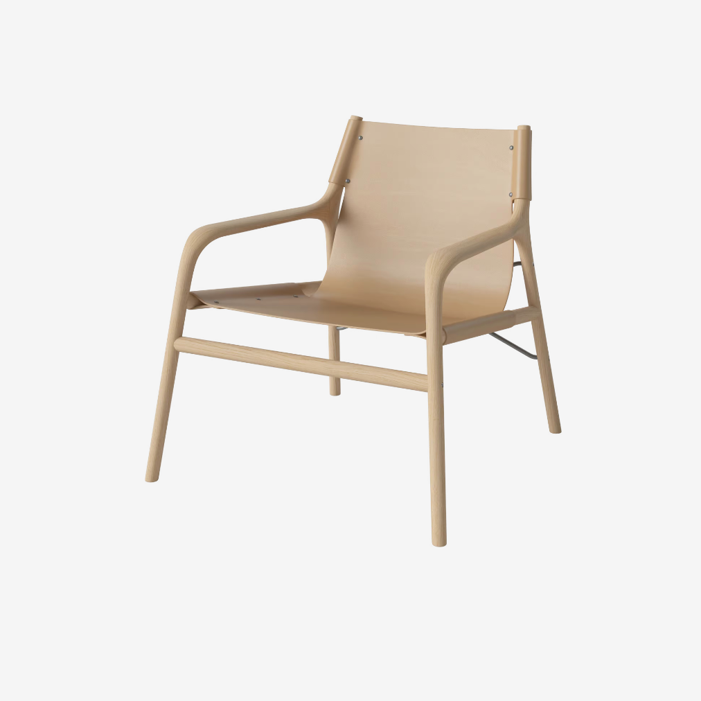 Chaise de salon - Soul Cuir pleine fleur Nature