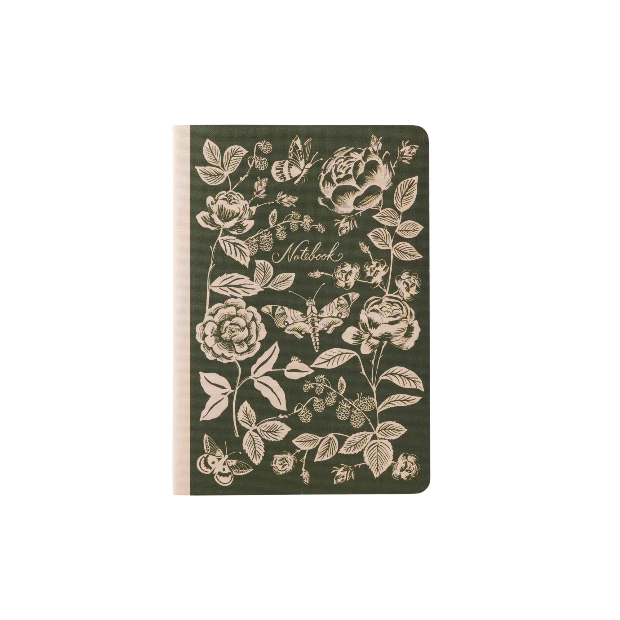 Rifle Paper Co, Carnet de note - English Rose Vert