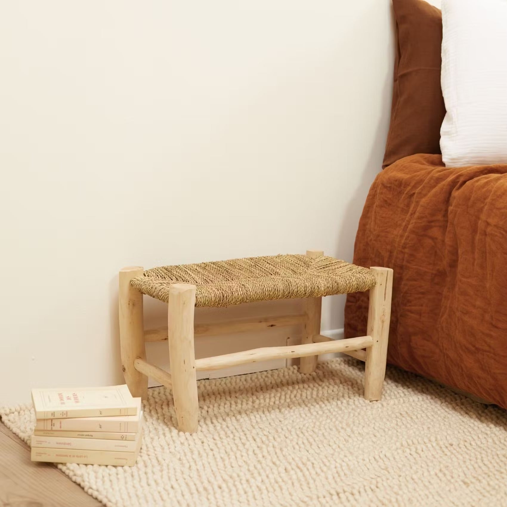 Collection Maroc, Banc traditionnel en bois de laurier