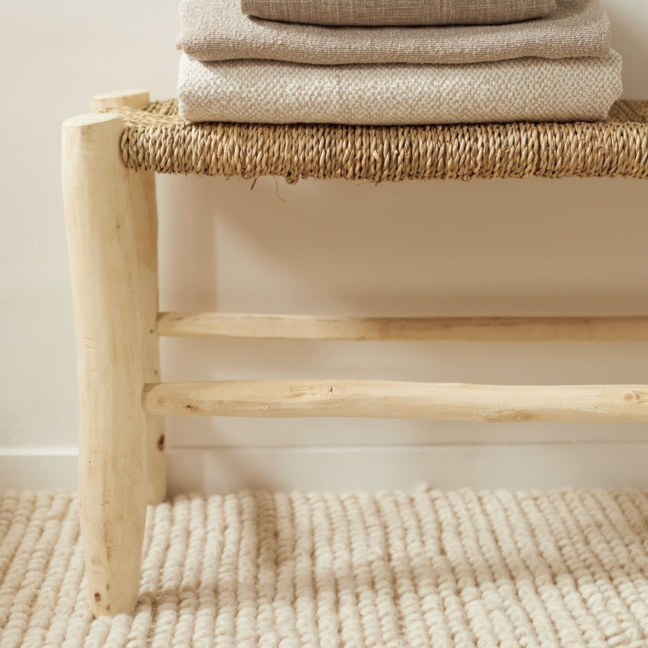 Collection Maroc, Banc traditionnel en bois de laurier